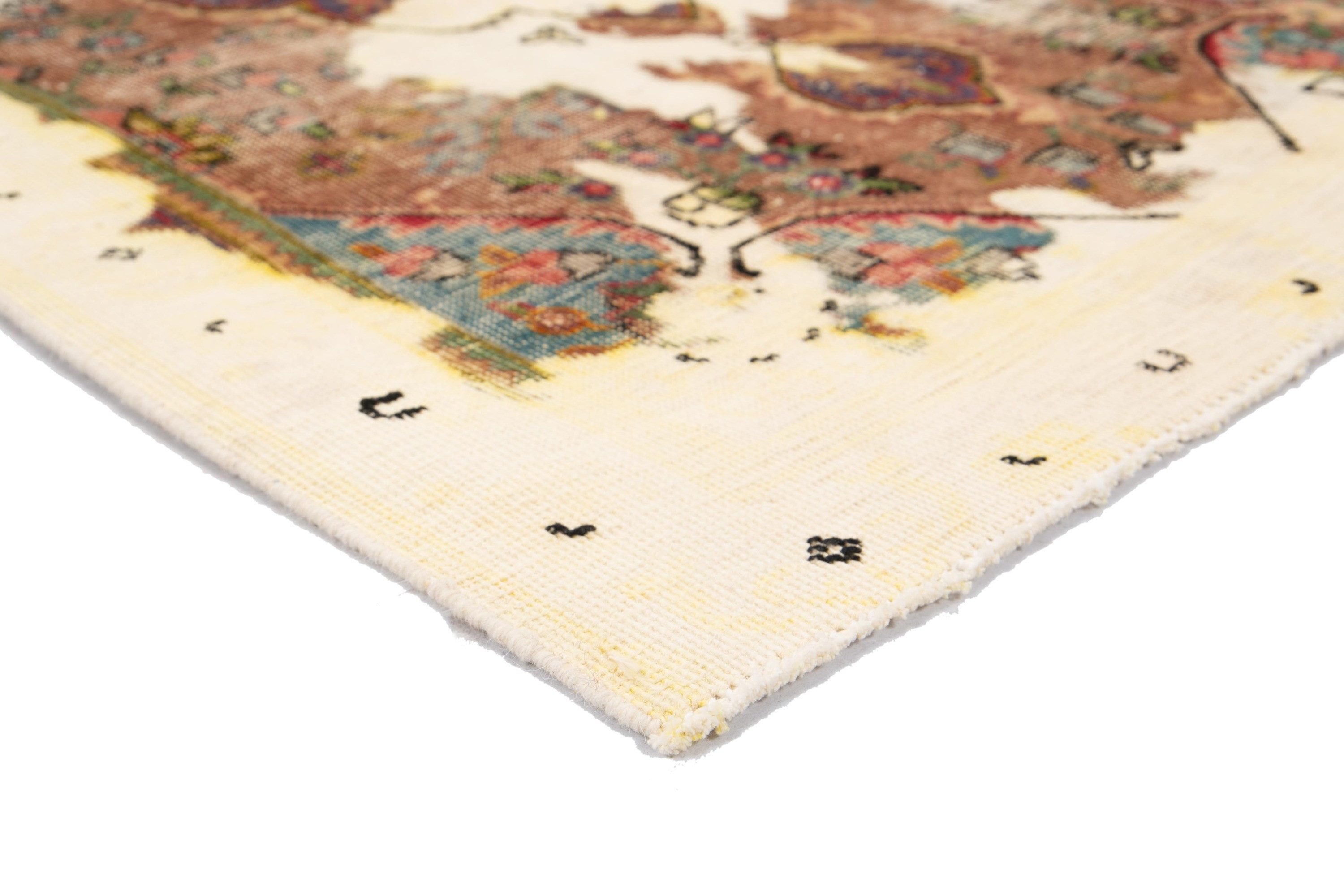 Carpet Avenue Teppich Antique Revival Vintage 135x90, Rechteck, Höhe: 7 mm