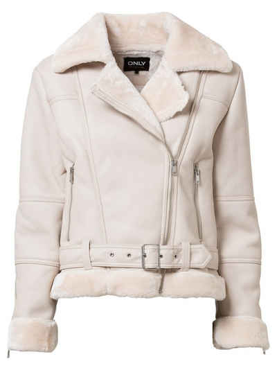 ONLY Lederjacke AGNETE (1-St)