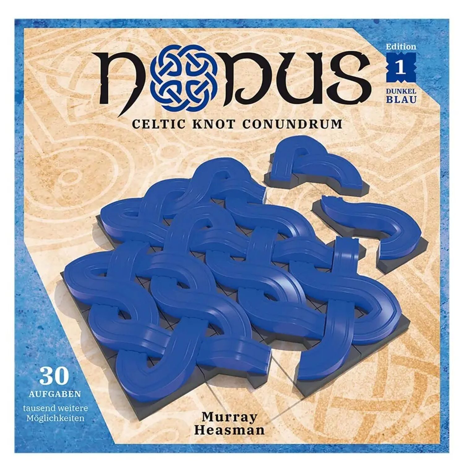 Puzzle Nodus Edition 1 Dunkelblau (Spiel),Für 1 Spieler. Spieldauer: ab 10..., Puzzleteile