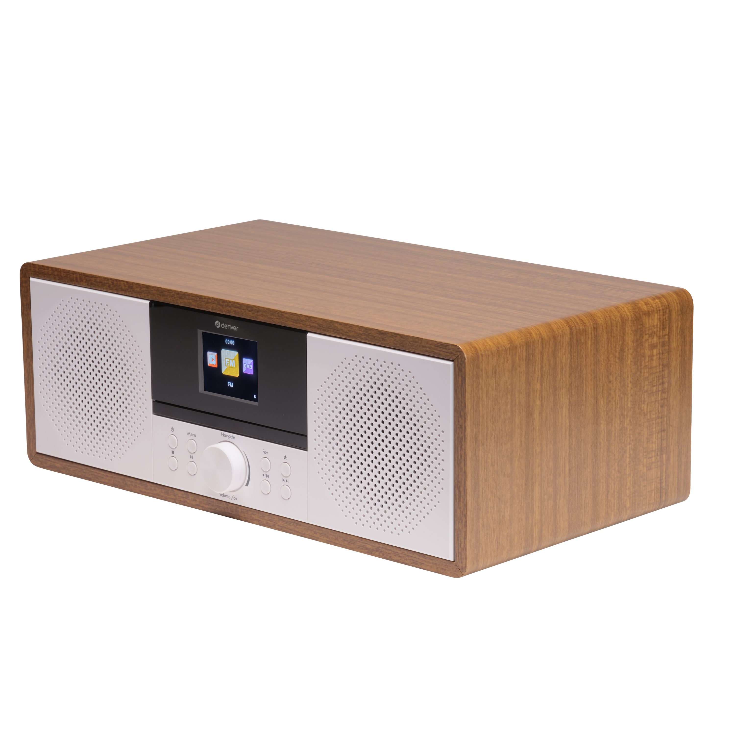 Denver MIR-270DW Stereoanlage (DAB+, FM, 20 W, mit CD-Player und Bluetooth)