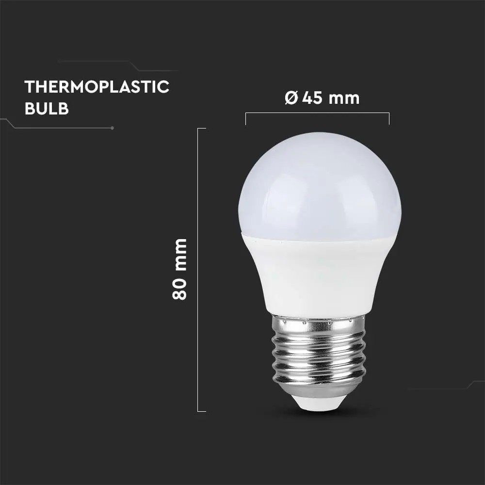 3,7 Lampe LED-Leuchtmittel, Watt Lumen 320 warmweiß Leuchtmittel LED etc-shop E27 Glühbirne