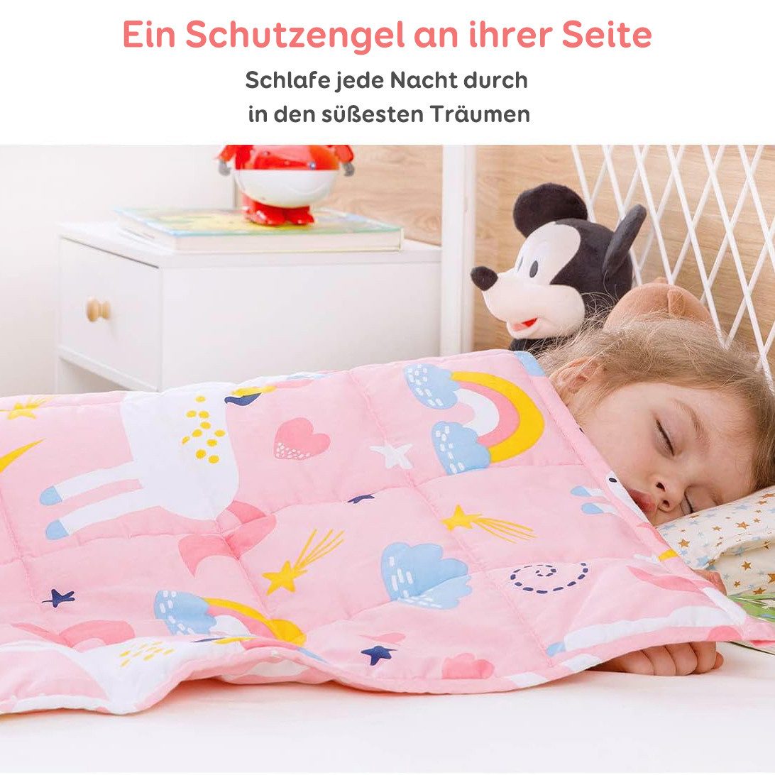 SiviO Gewichtsdecke Kinder Therapie-Bettdecke aus Baumwolle, Weiche Kuschel günstig online kaufen