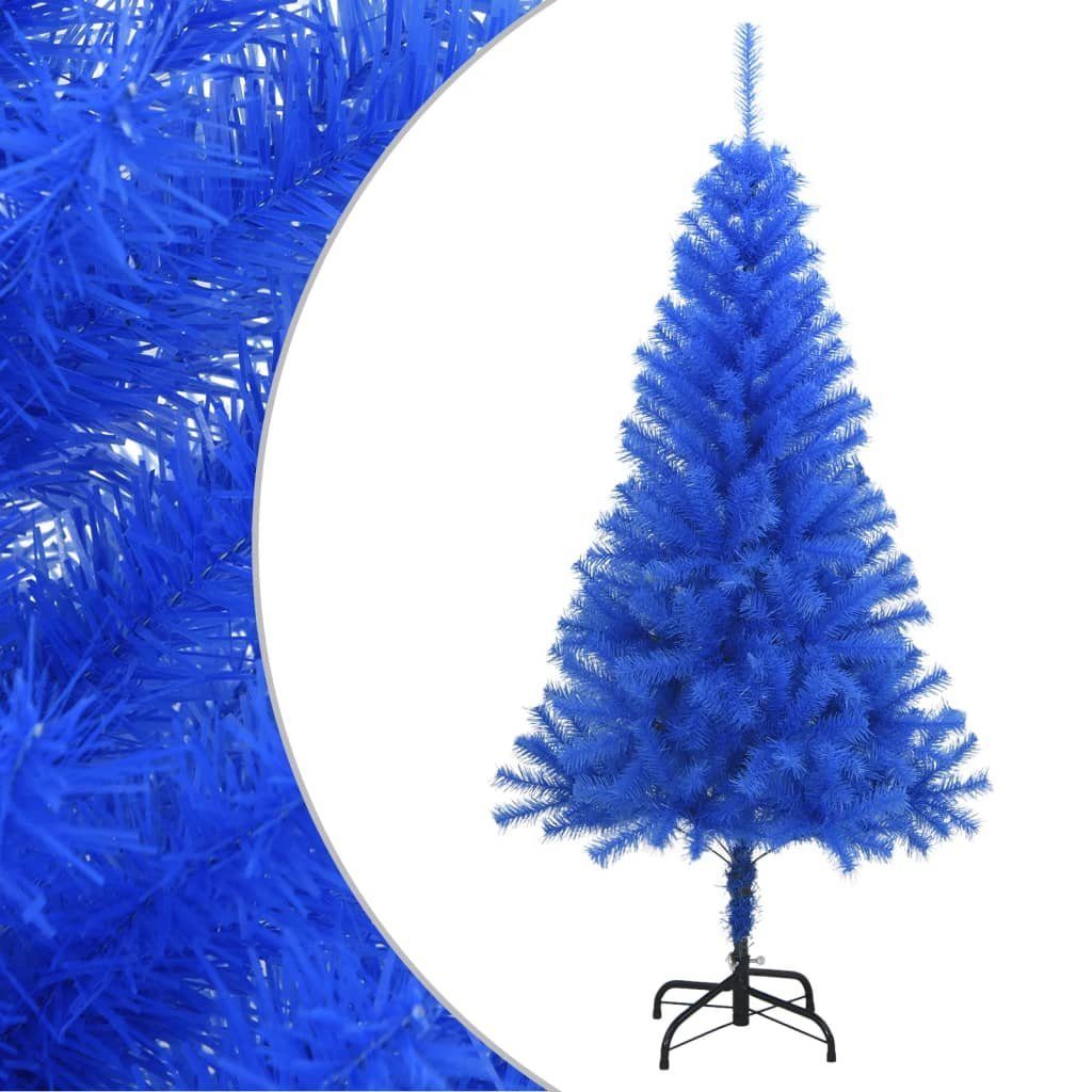 vidaXL Künstlicher Weihnachtsbaum Künstlicher Weihnachtsbaum mit Ständer Blau 150 cm PVC