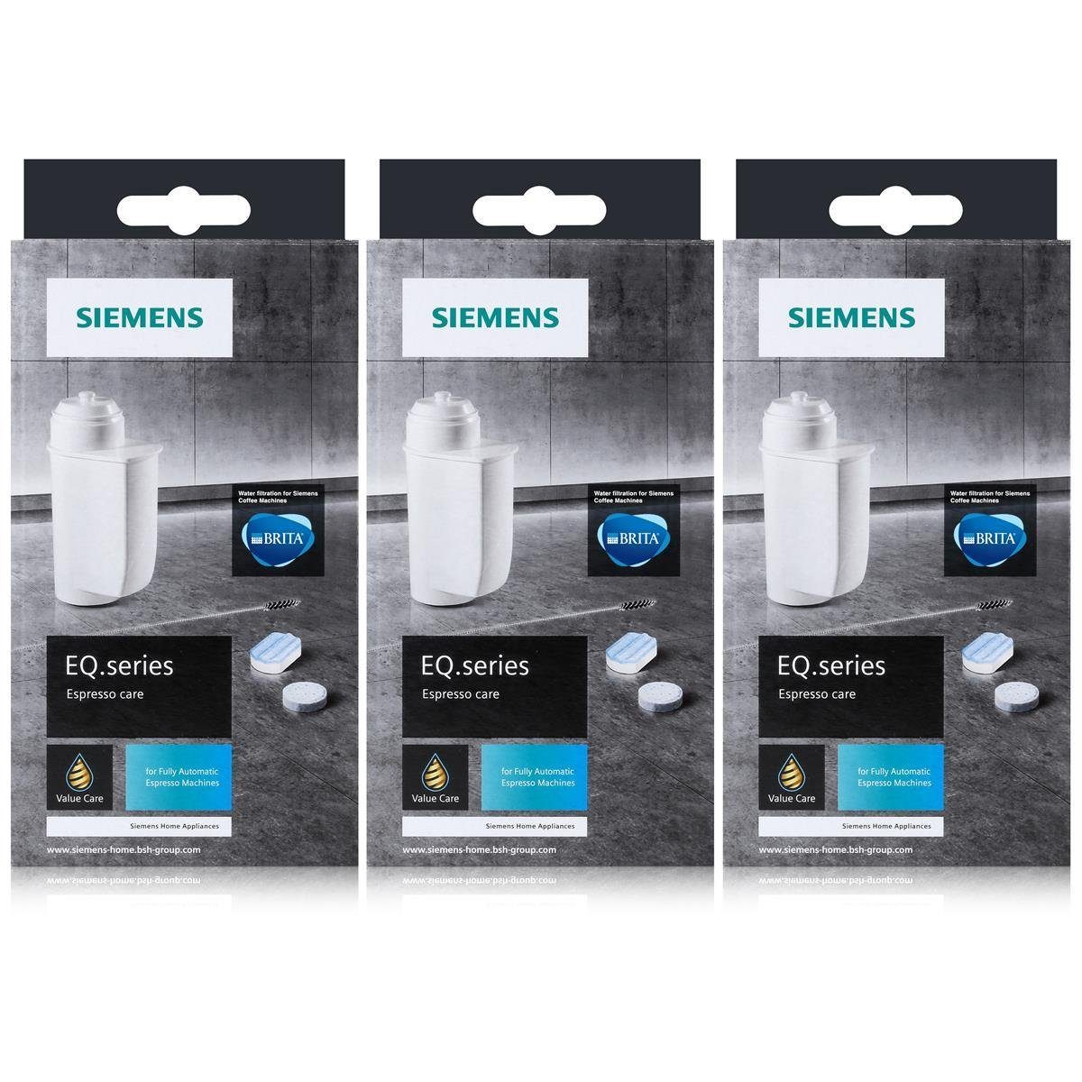 SIEMENS Siemens EQ.series espresso care TZ80004A Pflegeset (3er Pack) Entkalker