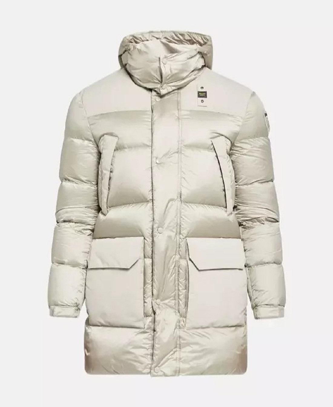 Blauer.USA Langjacke BLAUER USA Herren Wasserdichter Lange Trenchcoat/ Jacke. Beige mit Kapuze