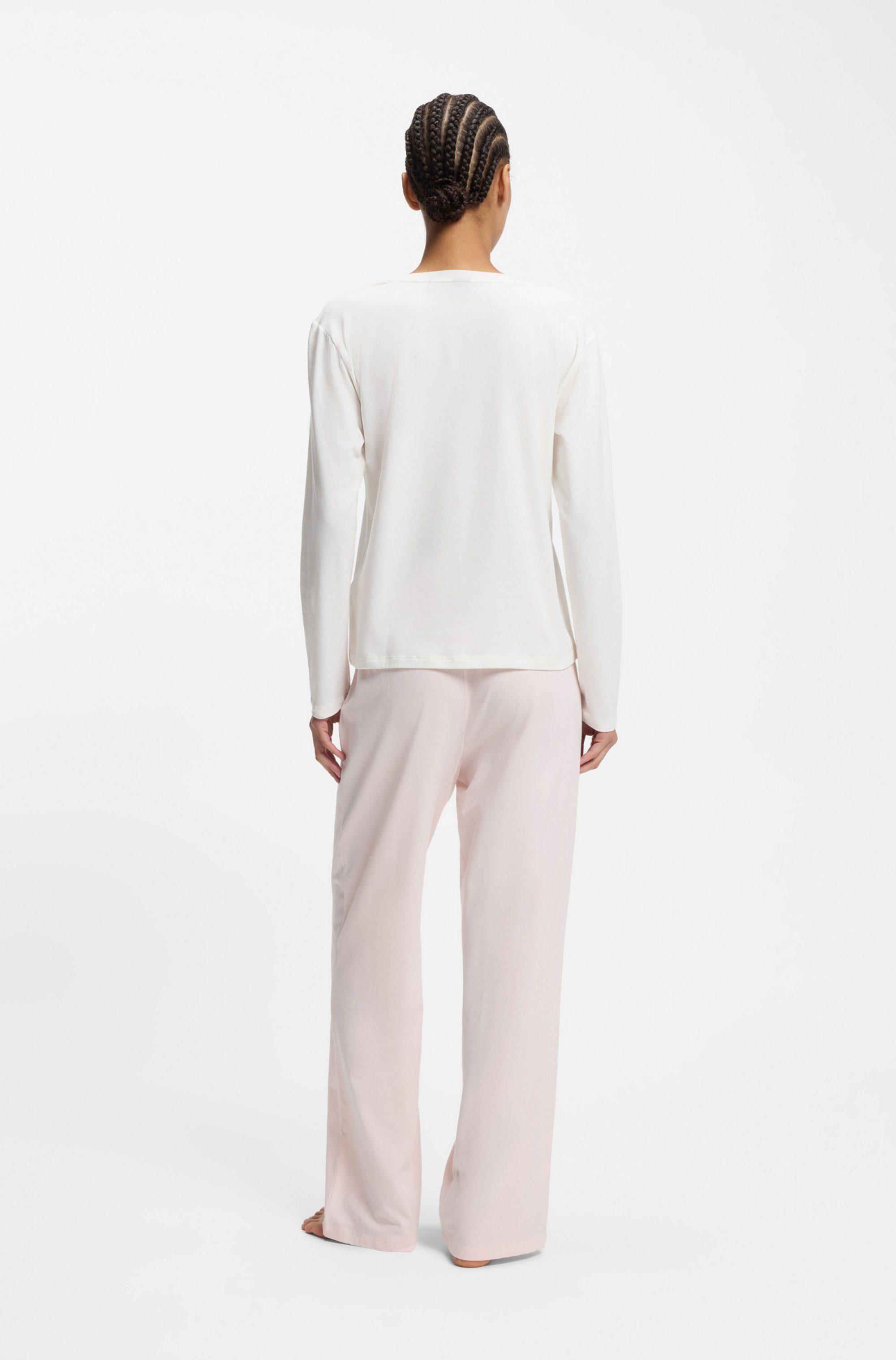 BOSS Schlafanzug (Set, 2 tlg) Rundhalsausschnitt, günstig online kaufen