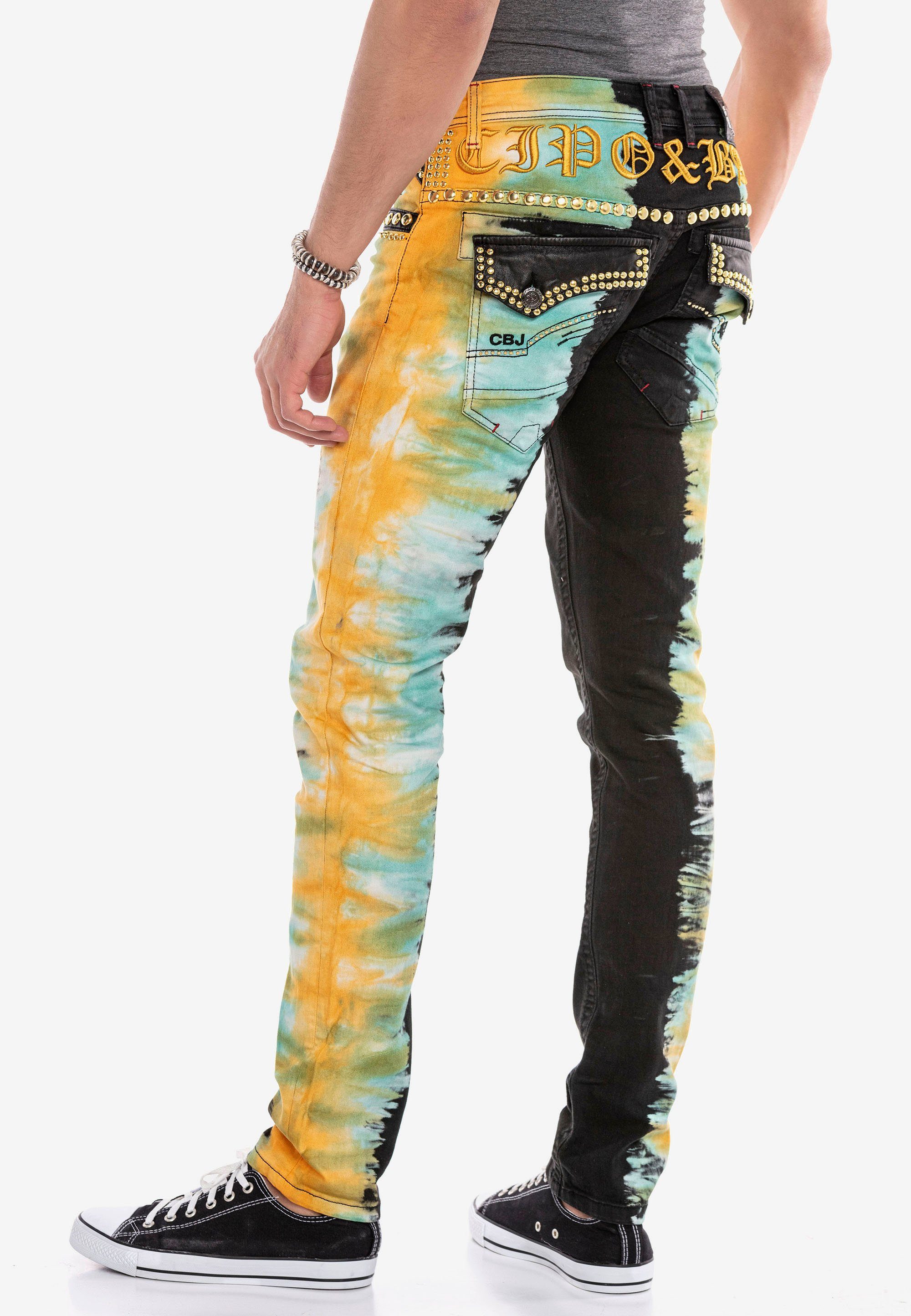 Baxx im Look Slim-fit-Jeans extravaganten & Cipo
