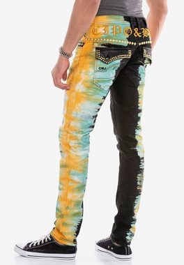 Cipo & Baxx Slim-fit-Jeans im extravaganten Look
