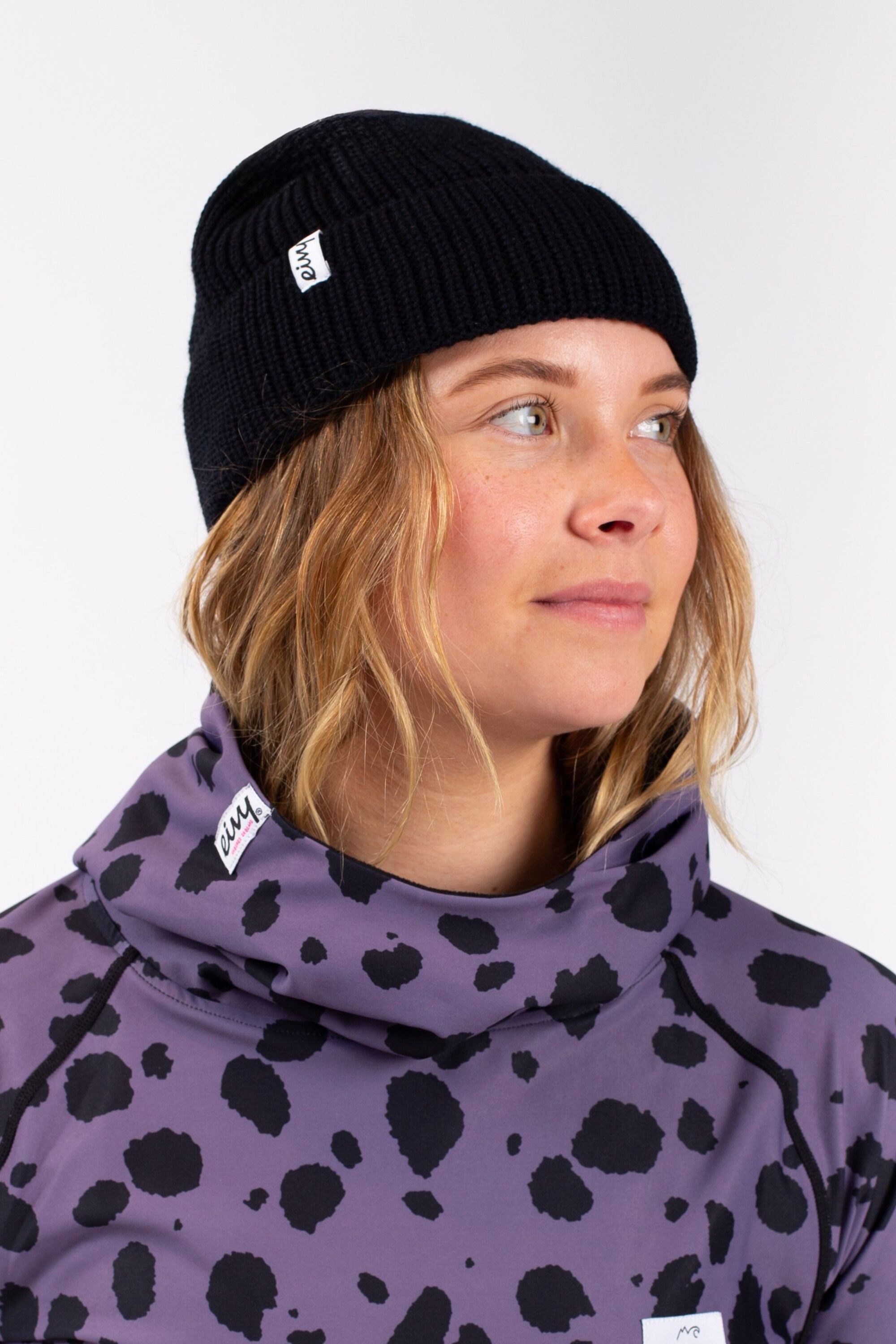 Eivy Beanie Shorty mit gewebten Label