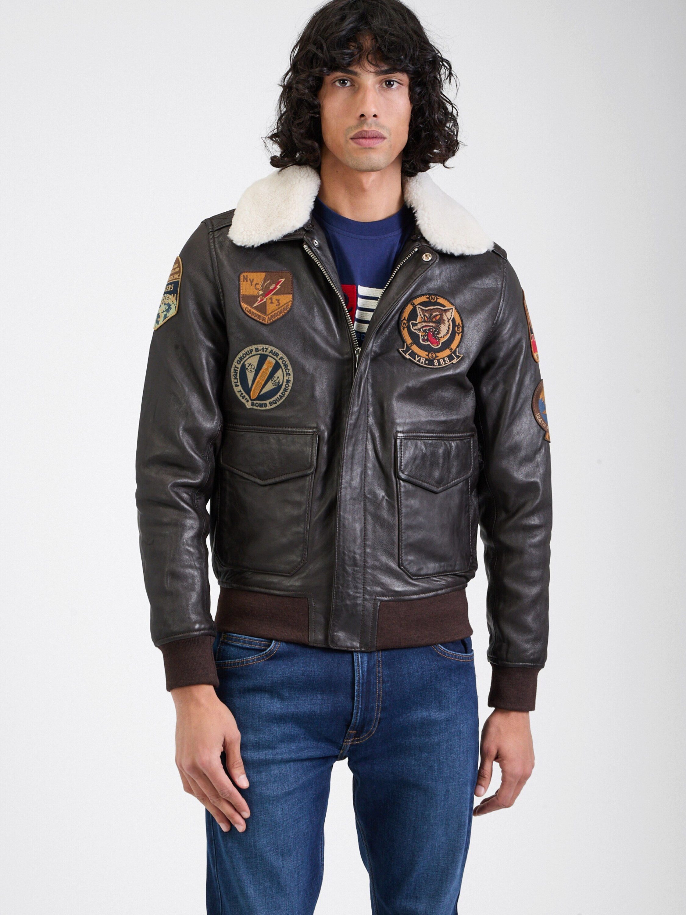 Schott NYC Bikerjacke (1-St)
