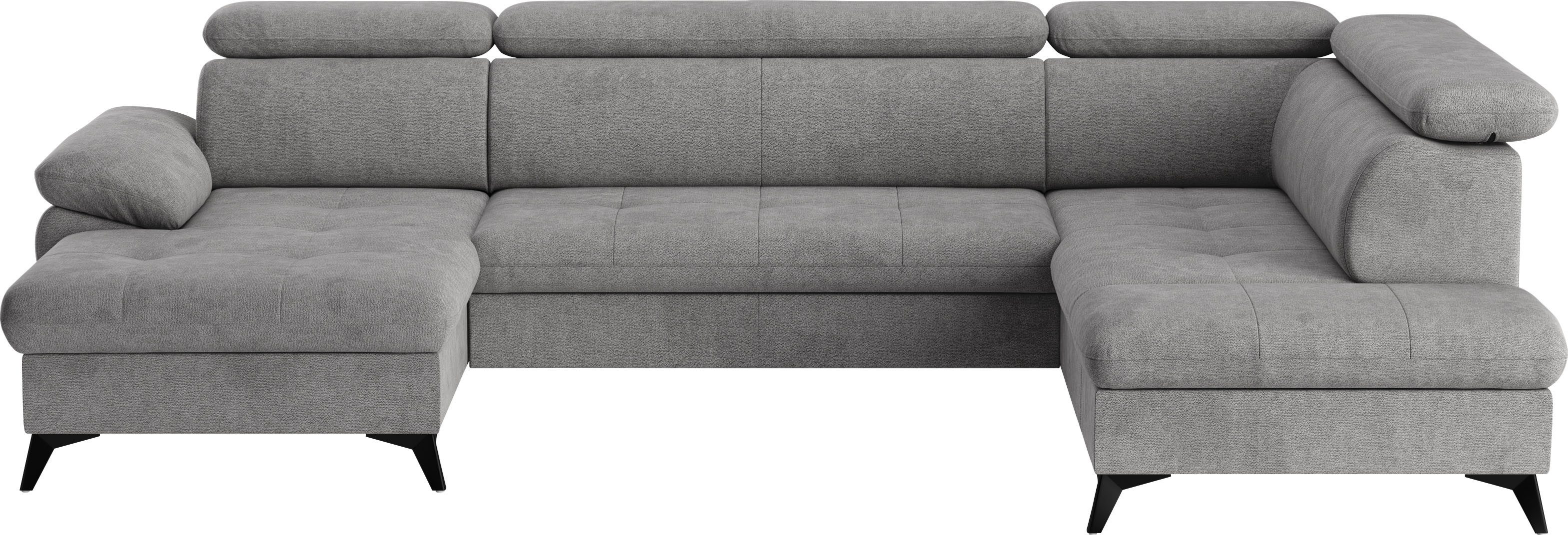 COTTA Wohnlandschaft Hudson U-Form, mit Kopfteilverstellung, günstig online kaufen