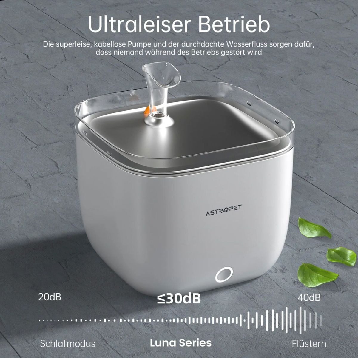 AstroPet Trinkautomat Haustier Trinkbrunnen mit Kabel günstig online kaufen