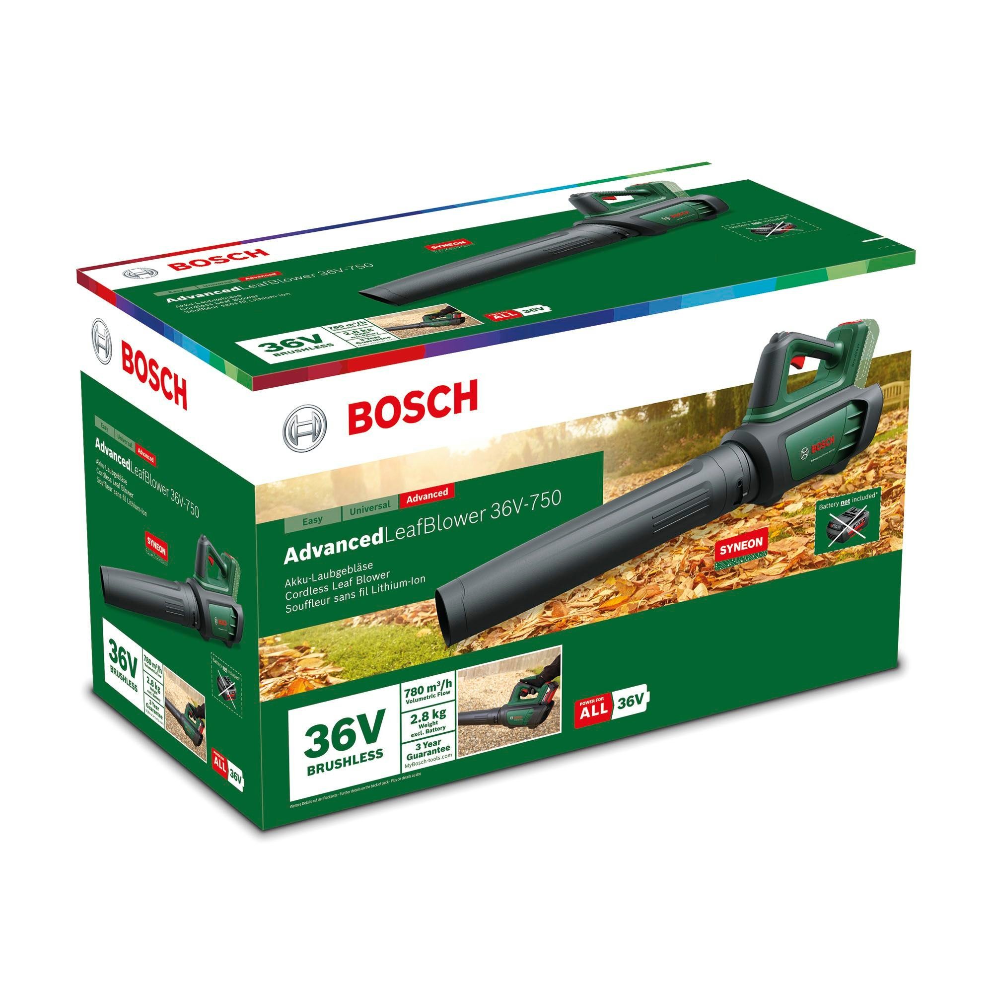 Bosch Home & Garden Akku-Laubbläser AdvancedLeafBlower 36V-750, ohne Akku und Ladegerät – Bild 4 von 5