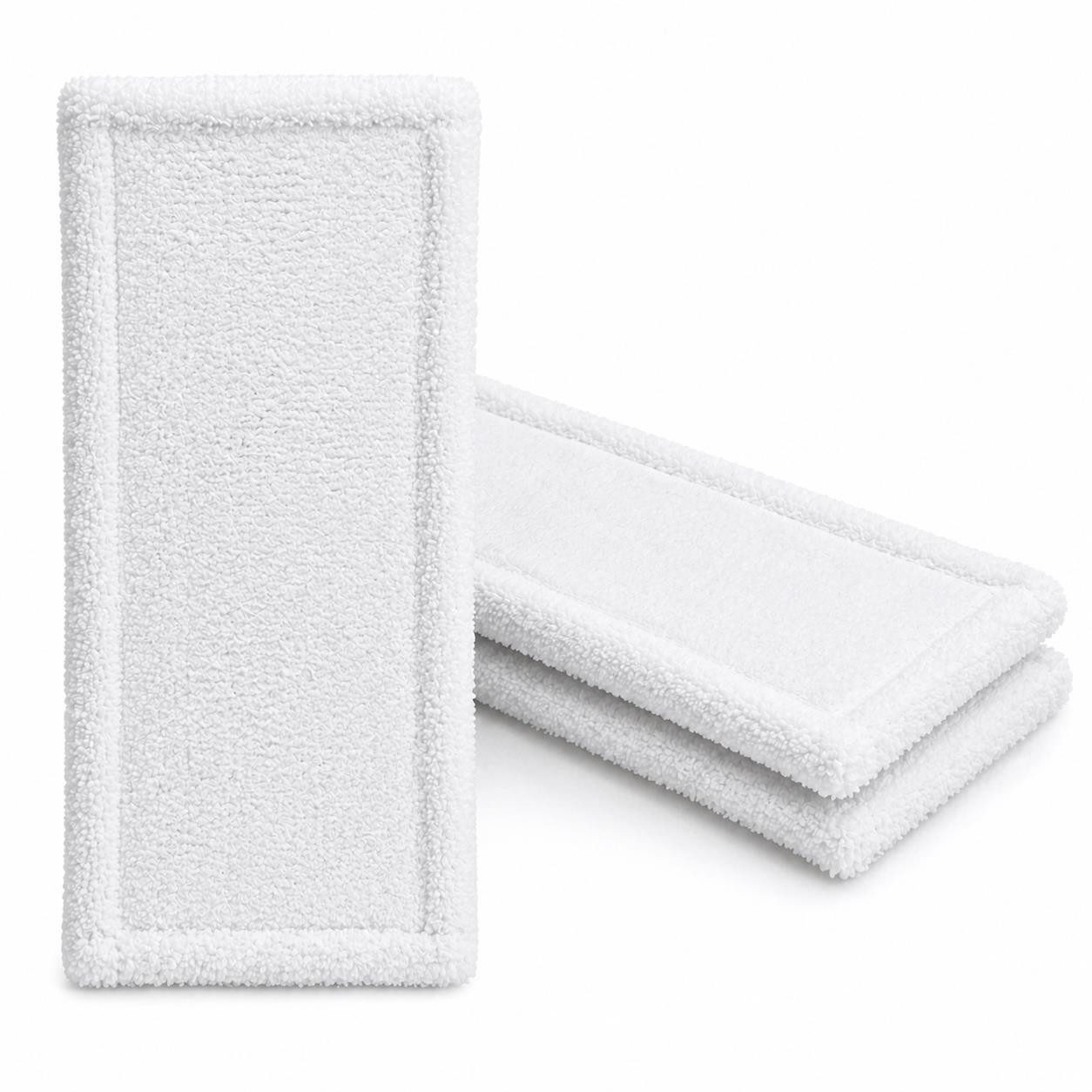 BAYLI 3 Stück Wischmopp Bezug 50 cm Mikrofaser – Profi Mopbezug für Klapphal Moppaufsatz