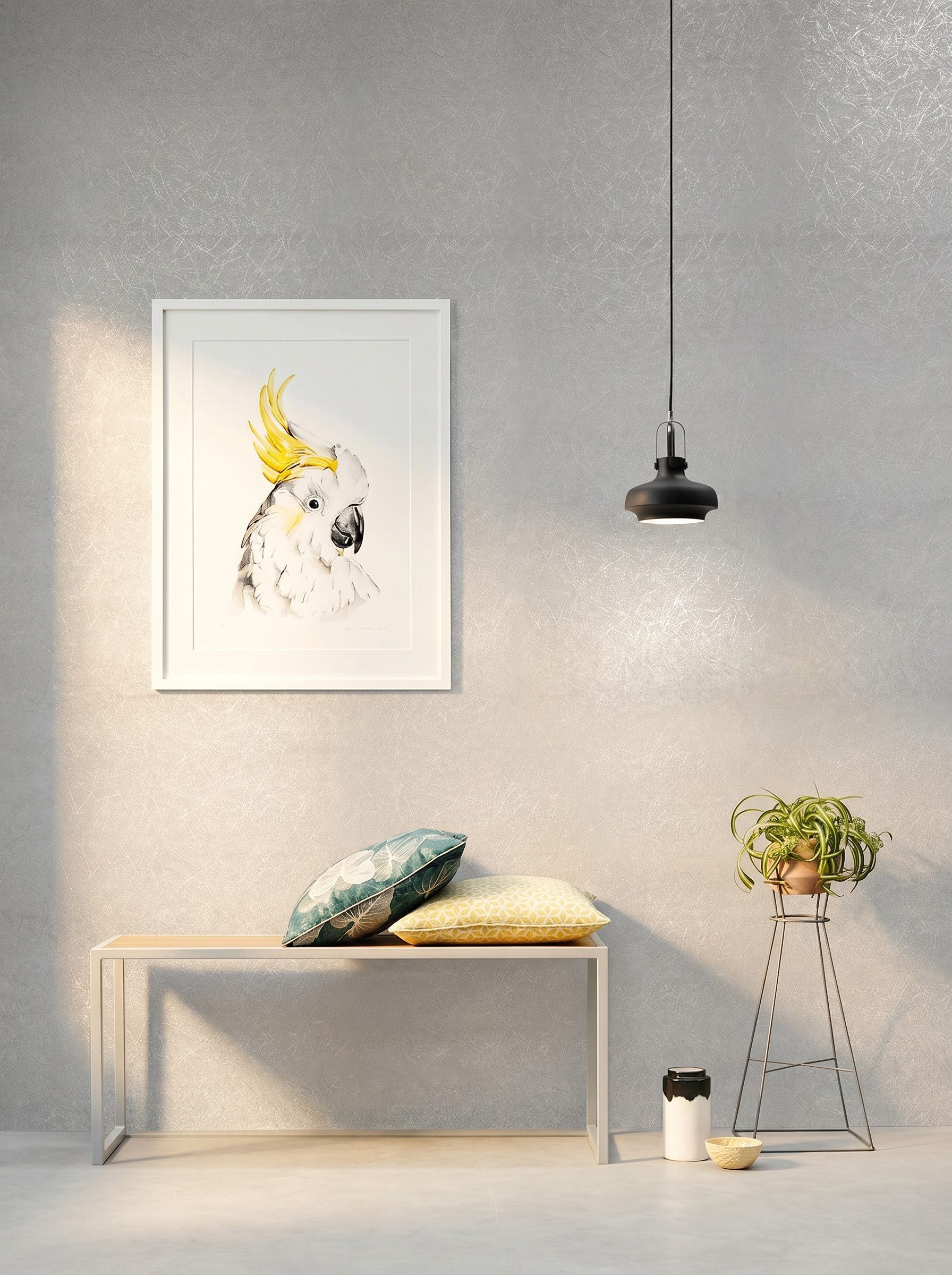 HomeBella Mustertapete Abziehbare Tapete selbstklebend restlos entfernbar, Feuchtigkeitsbeständig, wasserfest – einfache Wandgestaltung – Bild 5 von 5