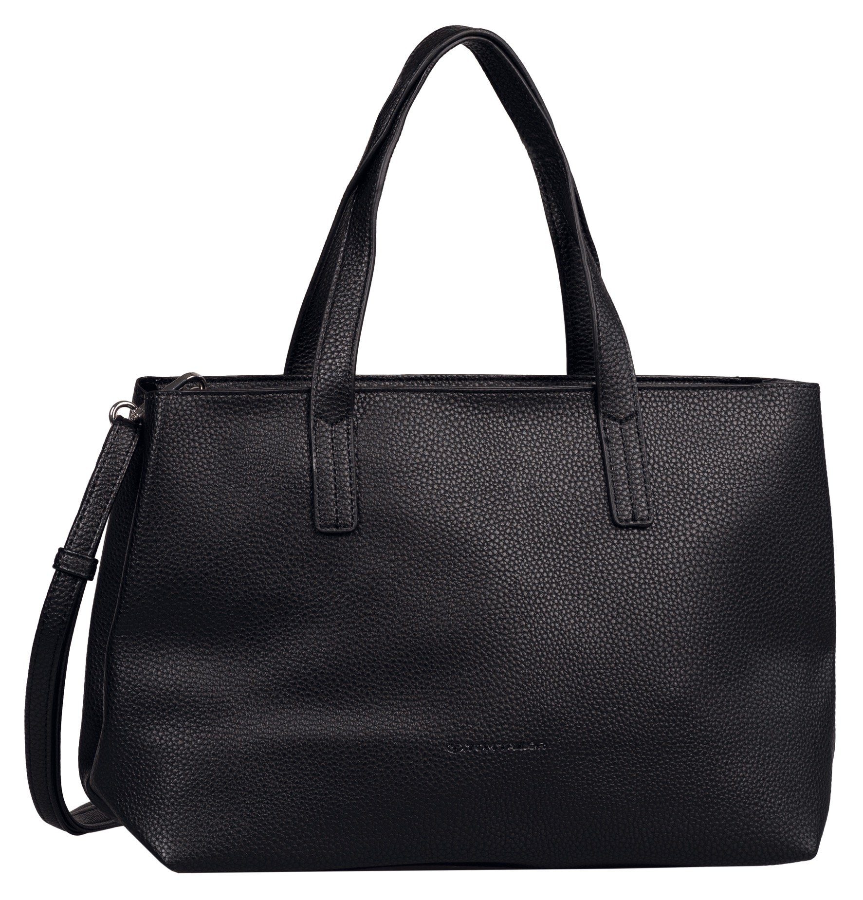 TOM TAILOR Shopper Marla, aus fein genarbtem Lederimitat außen und weichem Suede-Imitat innen