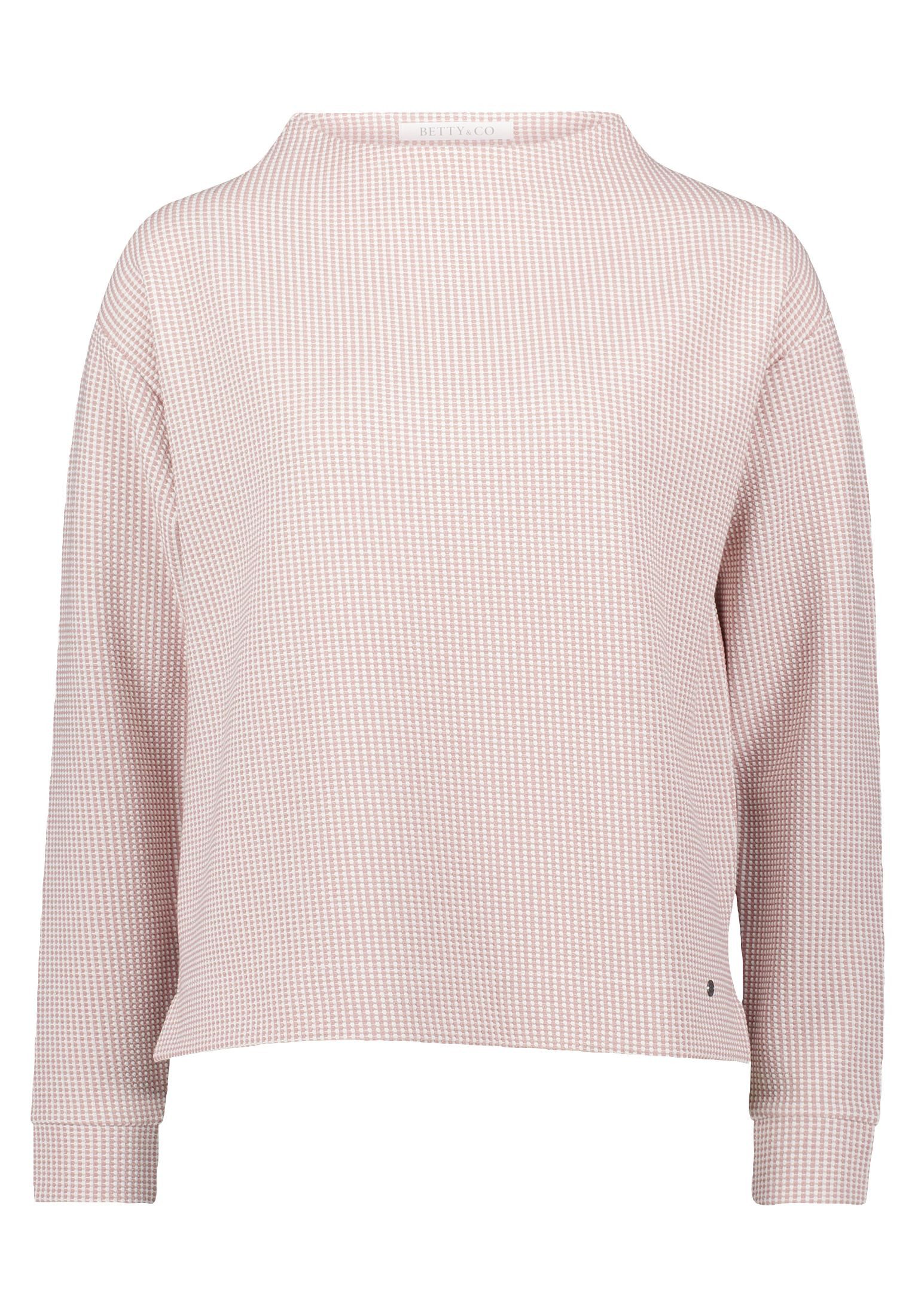 Sweatshirt Damen mit Struktur