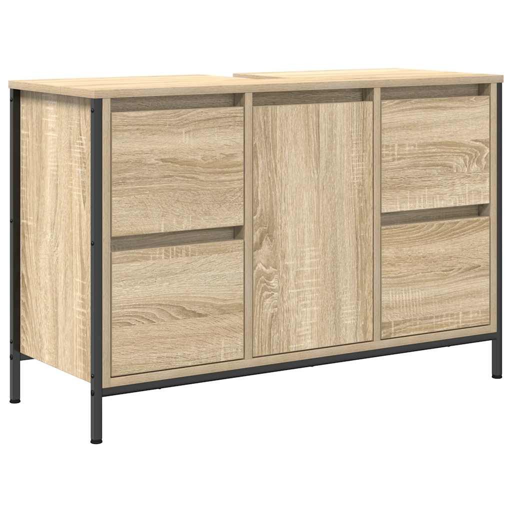 vidaXL Badezimmerspiegelschrank Waschbeckenunterschrank mit Schubladen Sono günstig online kaufen