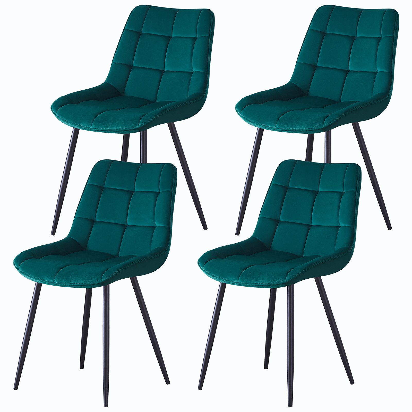 JYMTOM Esszimmerstuhl 4er-Set gepolsterte Stühle mit günstig online kaufen