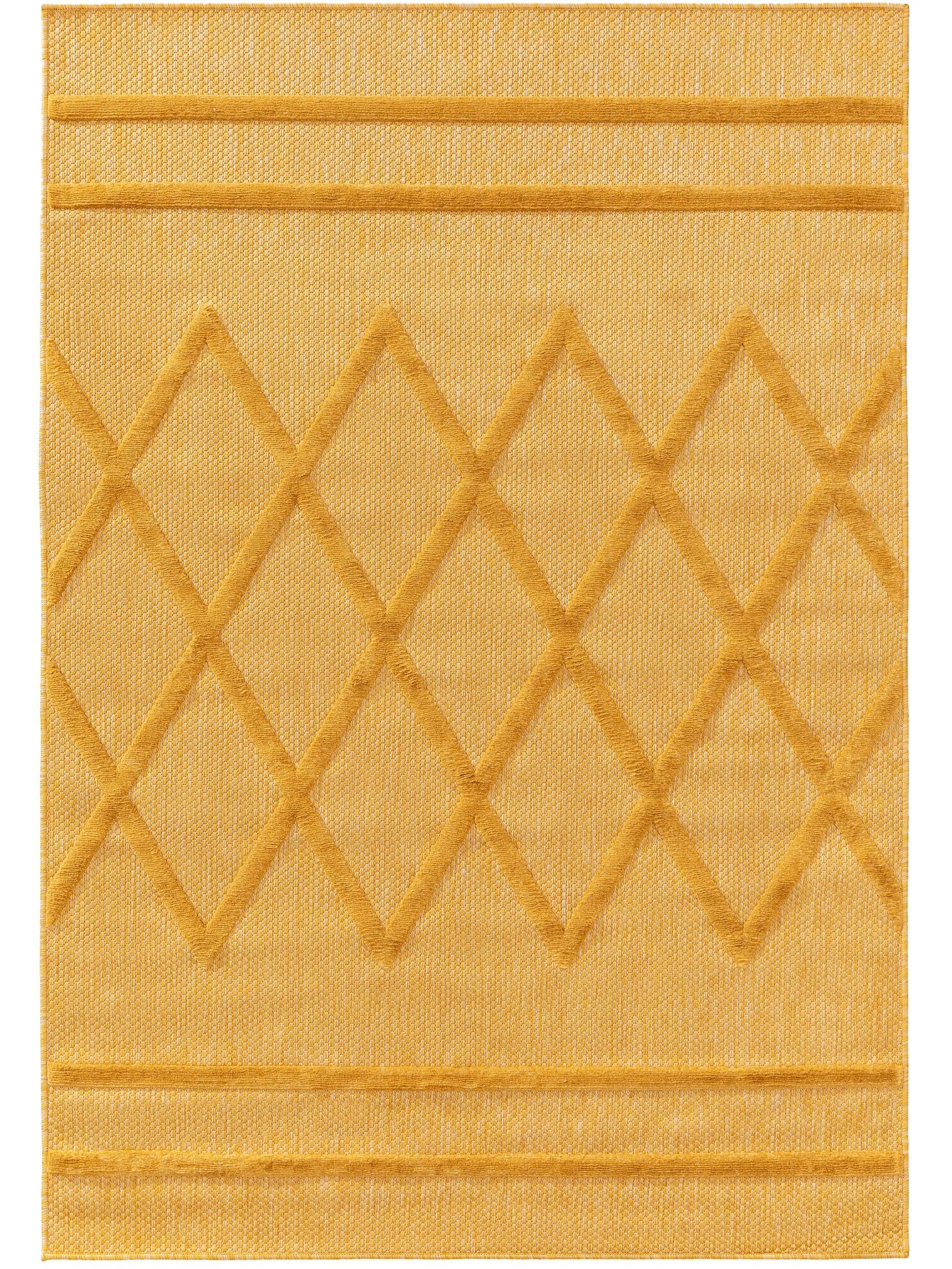 benuta Outdoorteppich Bonte, rechteckig, Höhe: 5 mm, Teppich Wohnzimmer, Schlafzimmer, Esszimmer, Flur, Kunstfaser, Cozy