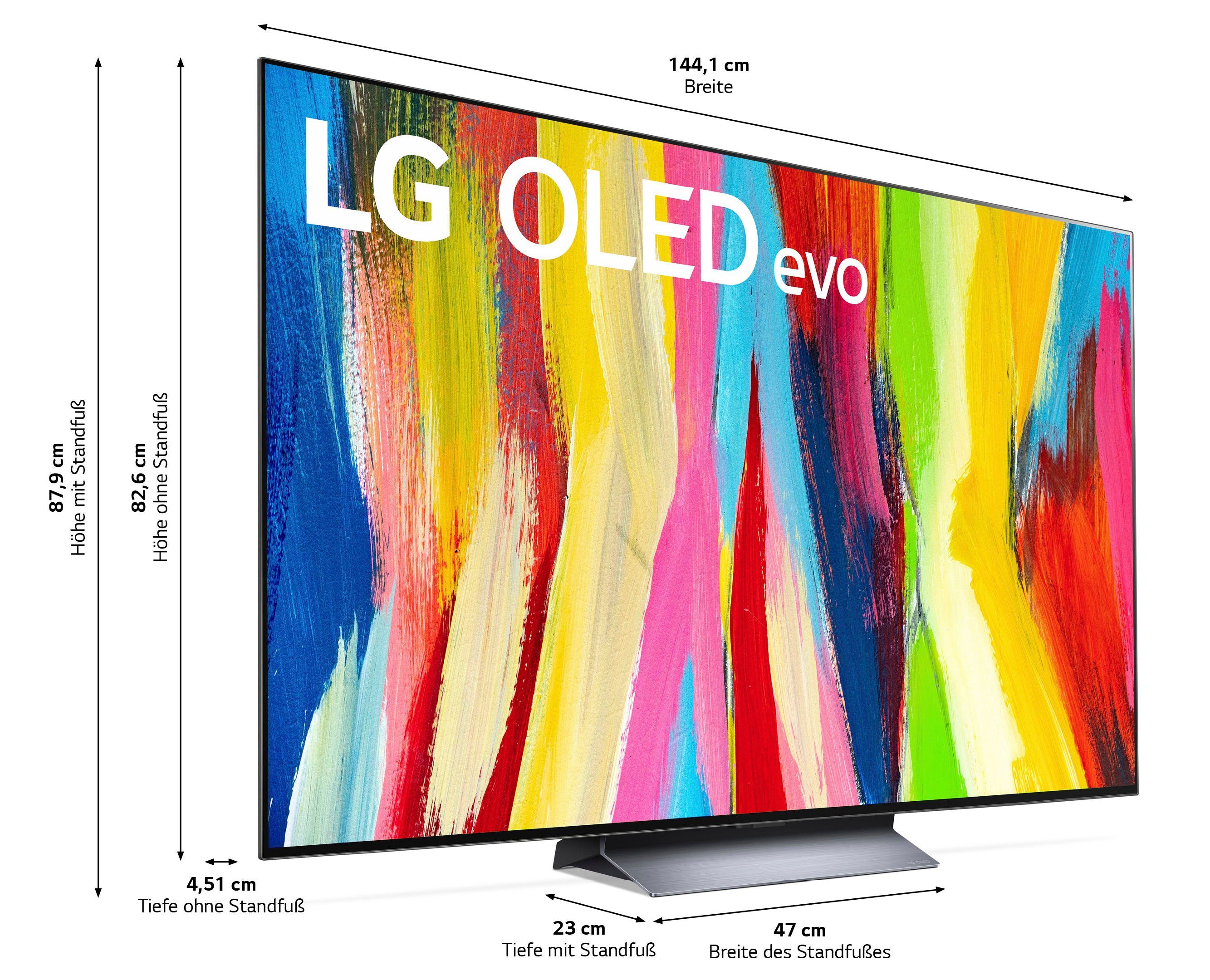 LG OLED65C27LA OLED-Fernseher (164 cm/65 Zoll, 4K Ultra HD, Smart-TV)