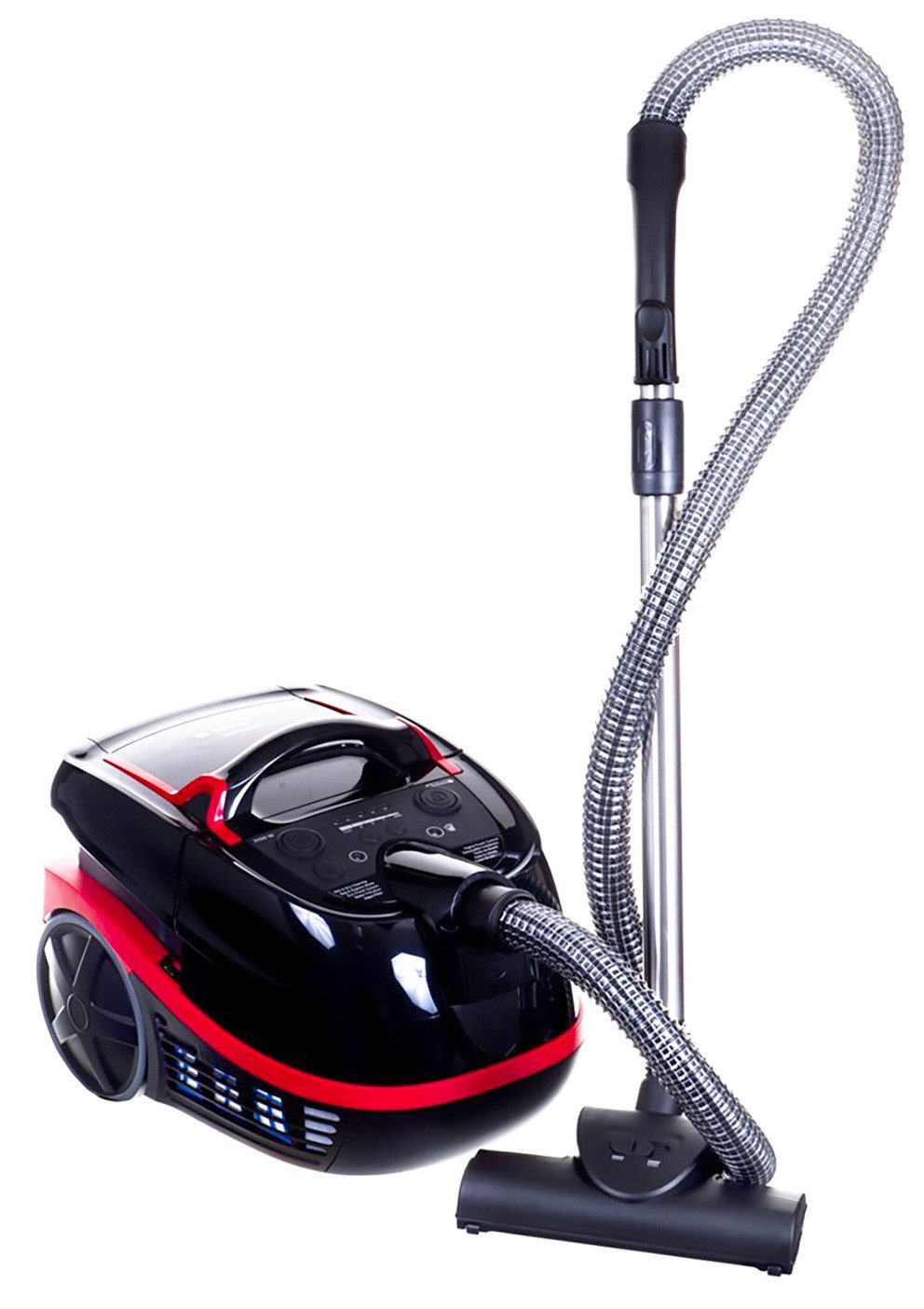 BOSCH Bodenstaubsauger BWD421POW AquaWash&Clean Nass-/Trocken-Sauger mit Kabel 5L SCHWARZ/ROT