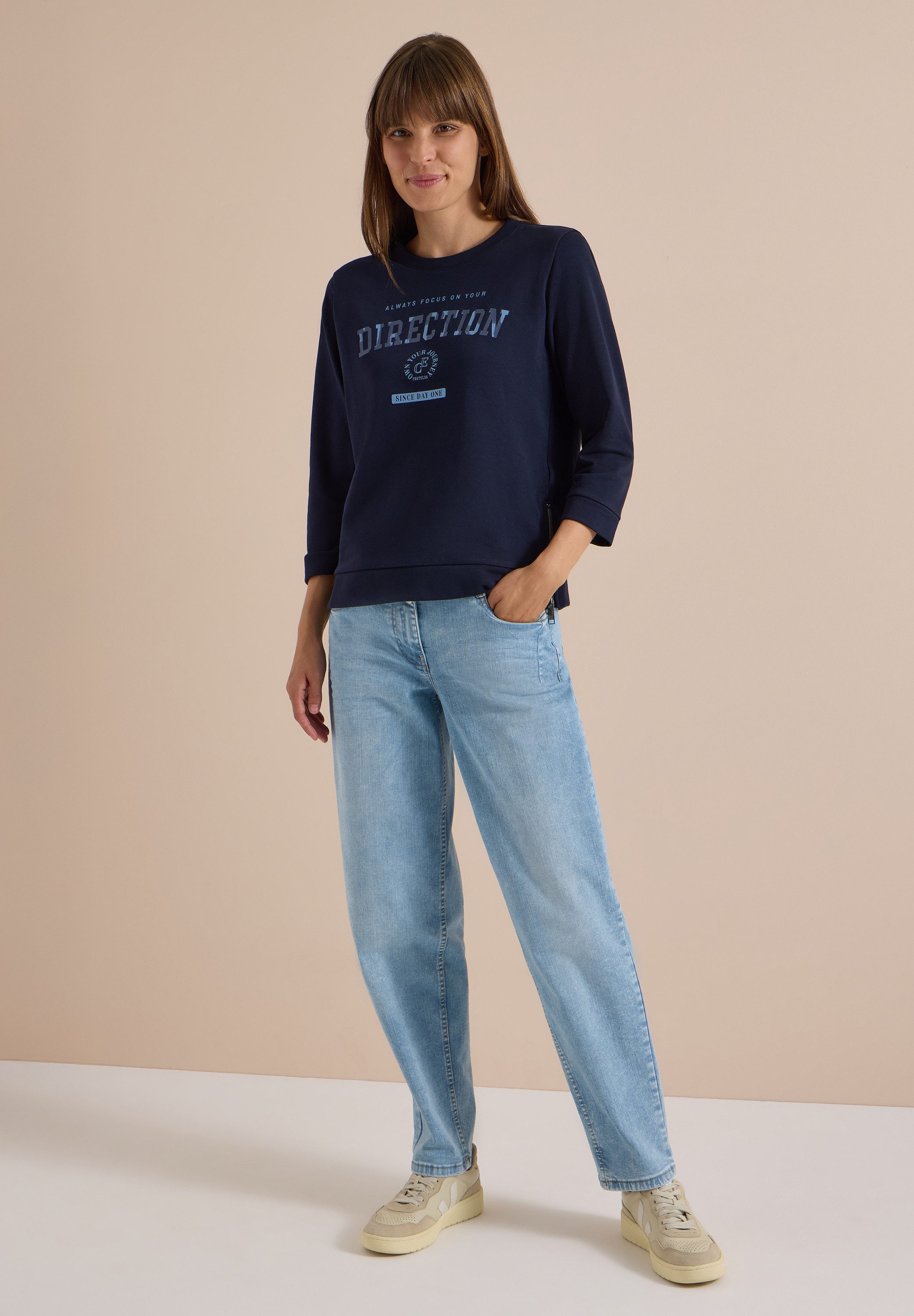 CECIL 3/4-Arm-Shirt mit Aufdruck – Bild 3 von 5