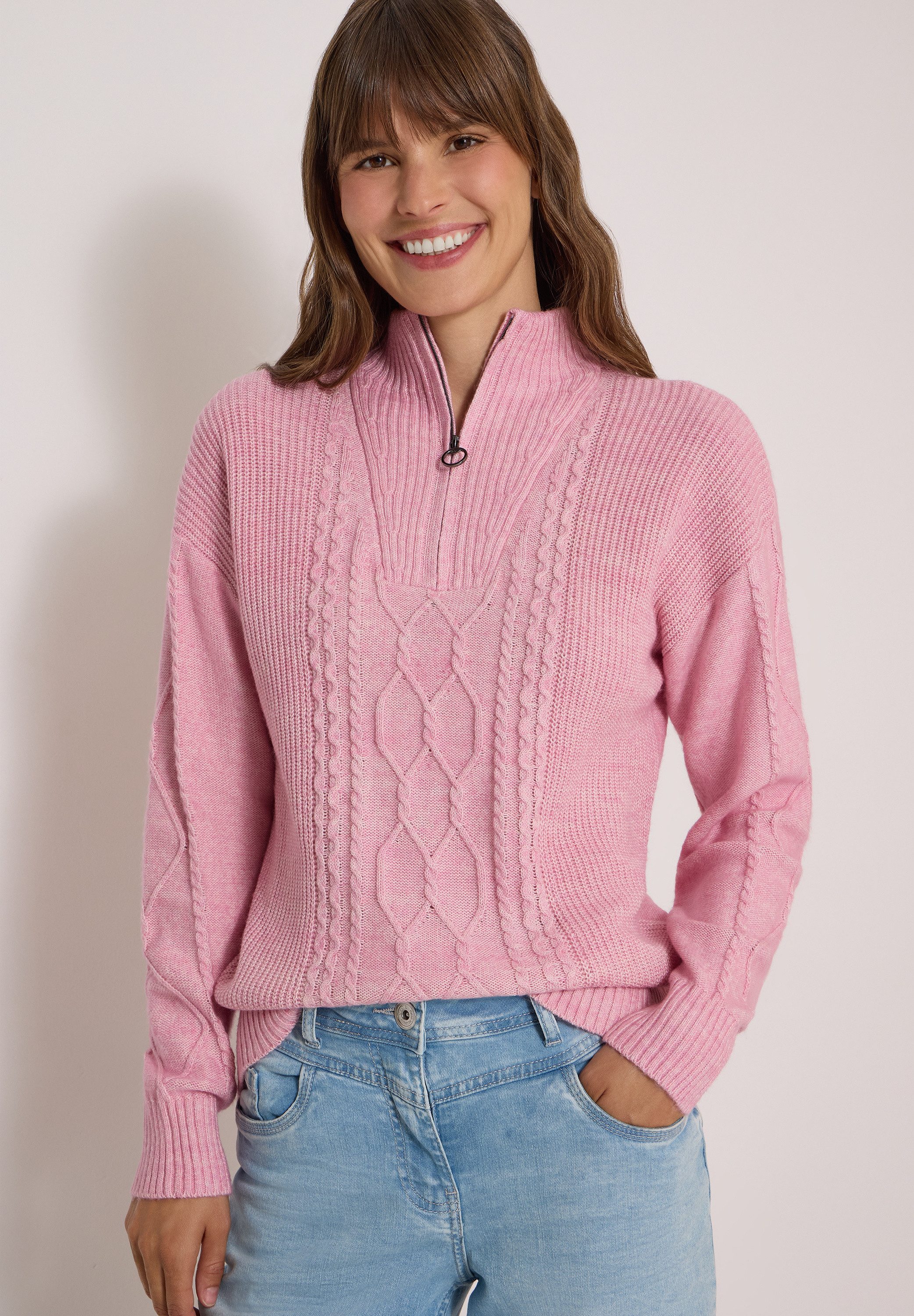 CECIL Strickpullover Feinstrick