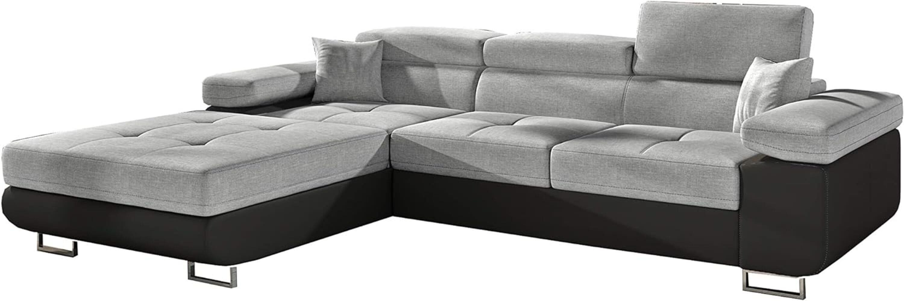 MOEBLO Ecksofa ALVARO, Eckcouch mit Bettfunktion günstig online kaufen