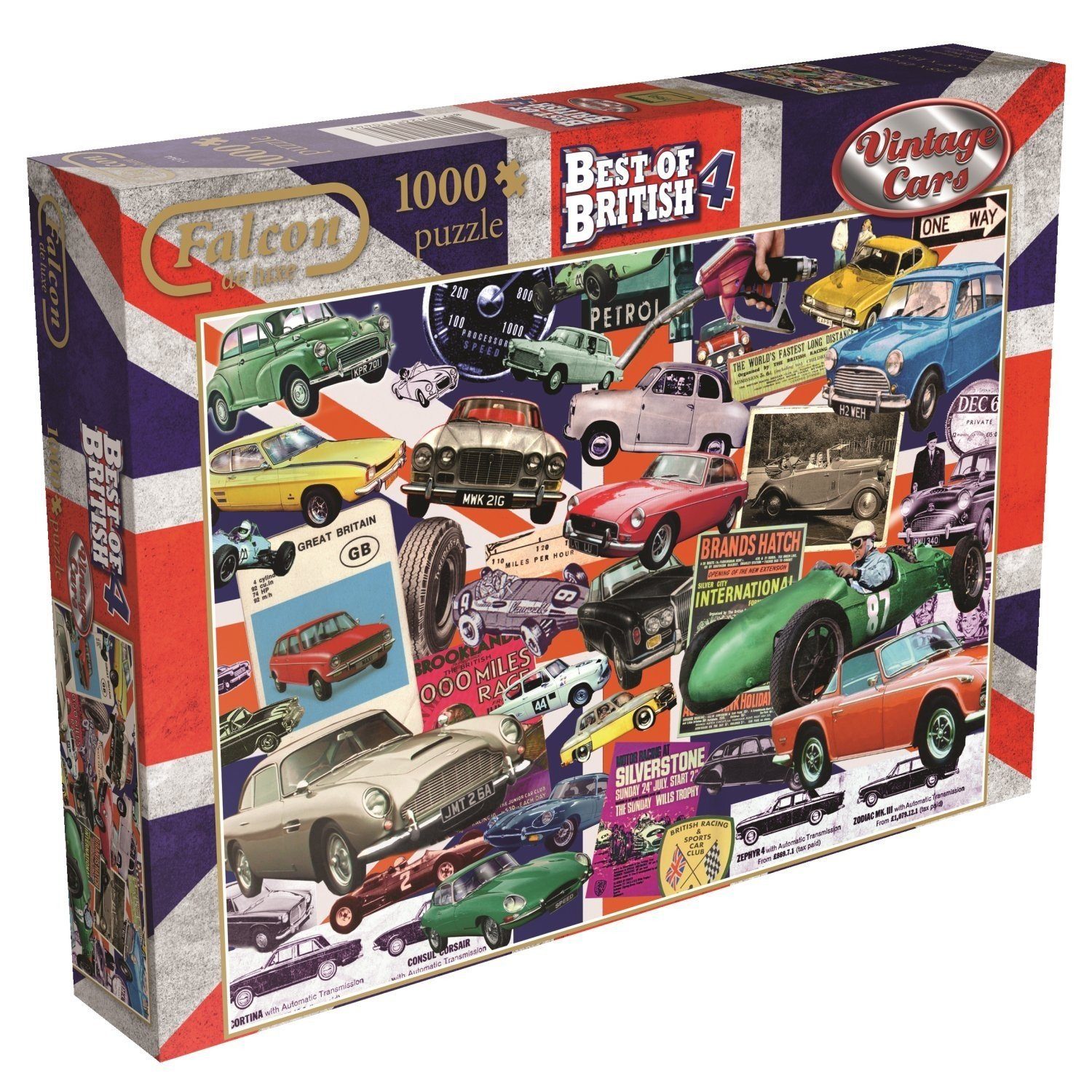 Jumbo Puzzle Jumbo 11044 Falcon BOB4 Vintage Cars 1000 Teile, Puzzleteile