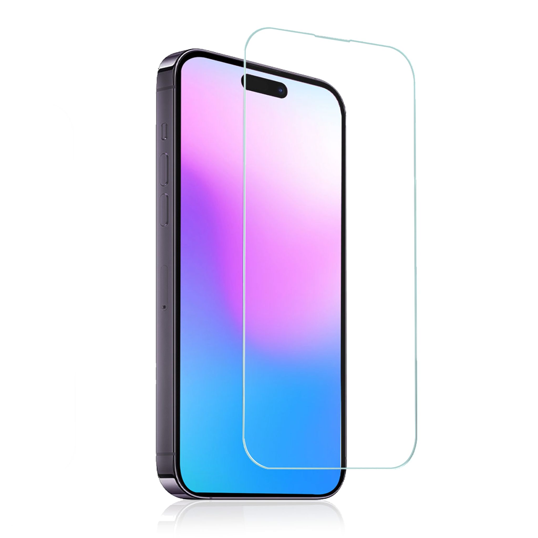 SKECH Displayschutzglas Essential Tempered Glass für Apple iPhone 15 Pro Max, [Ultra klar, 9H Härtegrad]