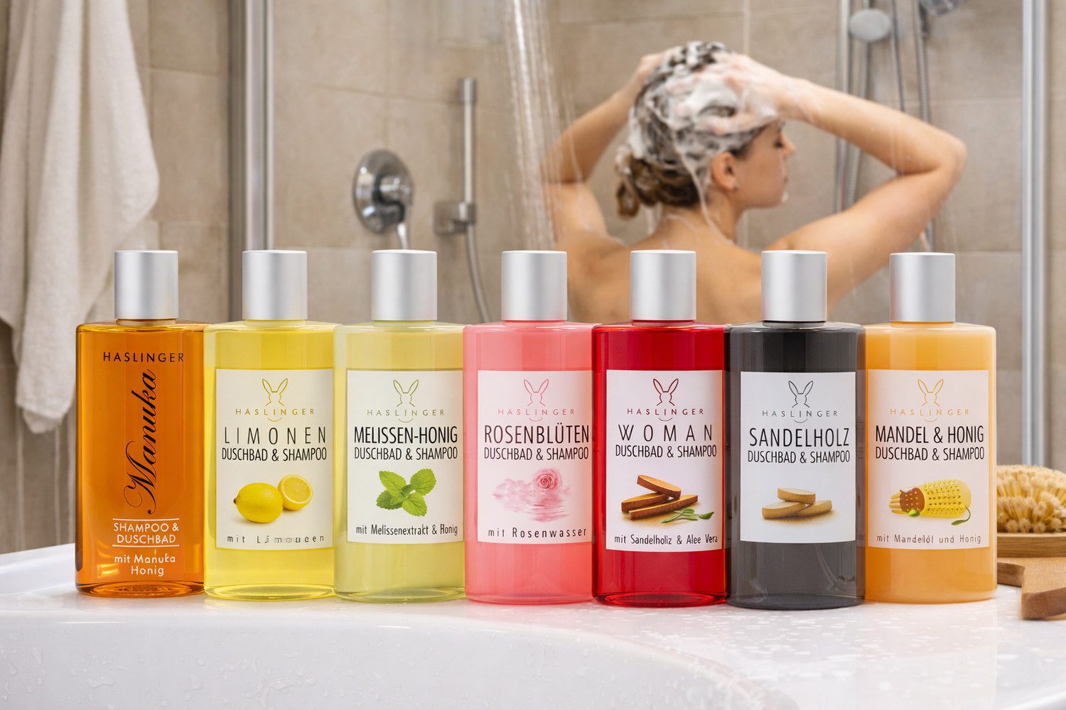 Haslinger Haarshampoo Chocolade, Hair & Body Wash 200 ml