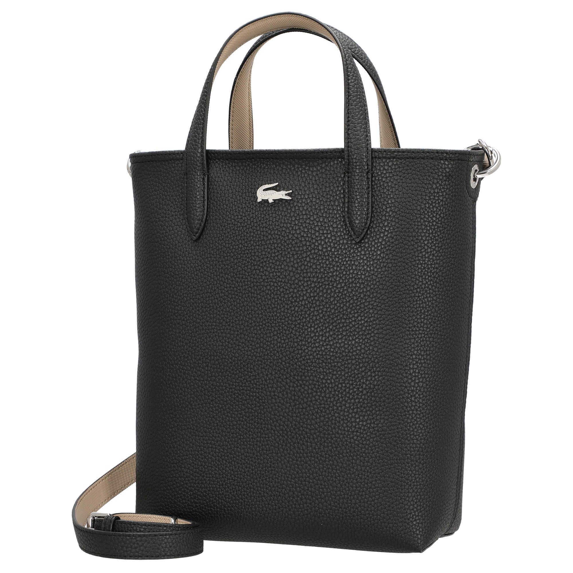 Lacoste Handtasche Anna - Henkeltasche 29 cm (noir krema)