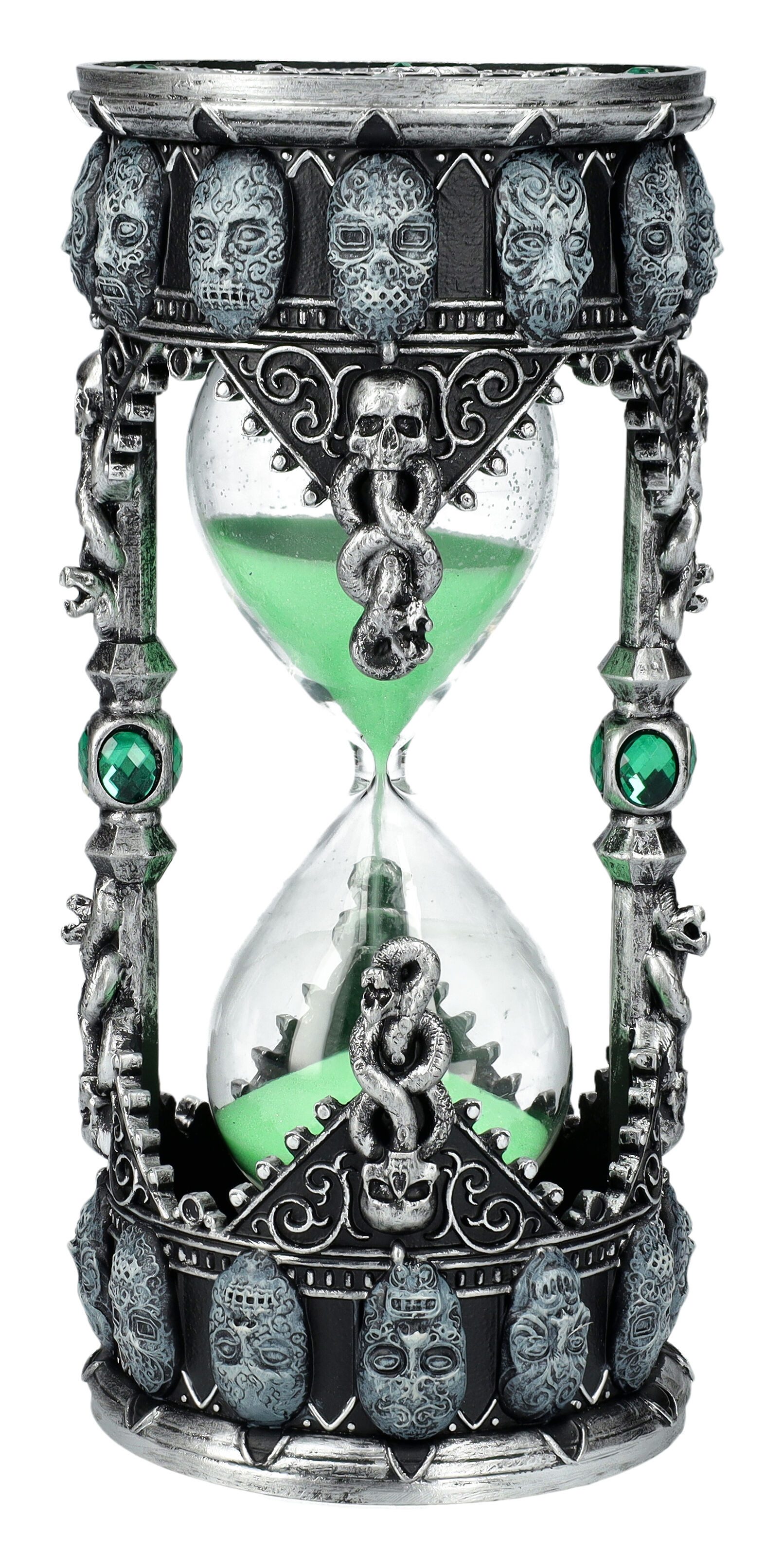 Figuren Shop GmbH Sanduhr Sanduhr Harry Potter - Todesser - Merchandise Dekoration Tischuhr Deko