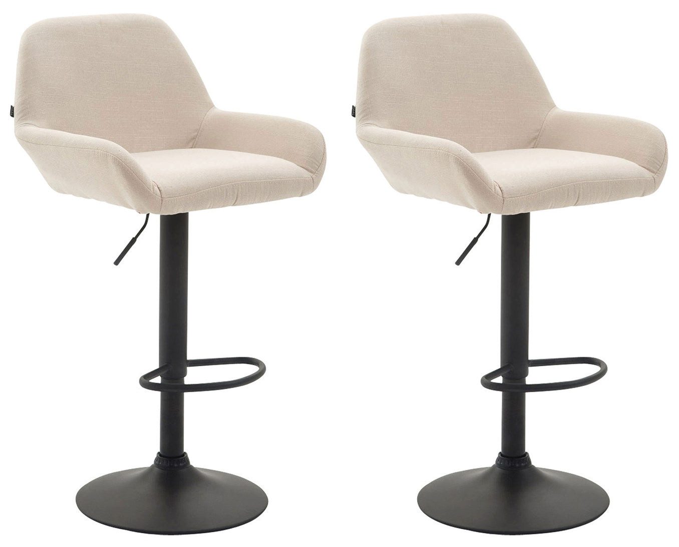 Bistrostuhl 2er Set Barhocker Braga Stoff