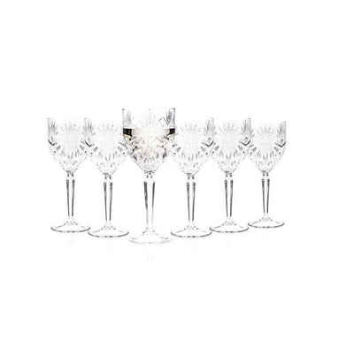 Topkapi elite Weinglas Topkapi elite Weißweinkelch Oasis 6 Stück, Kristallglas