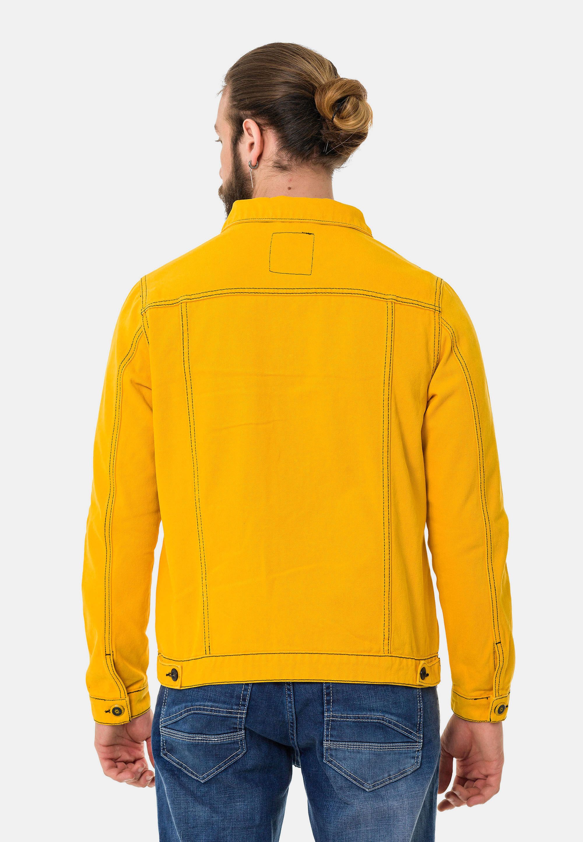 Cipo & Baxx Jeansjacke CJ289 mit Knopfleiste