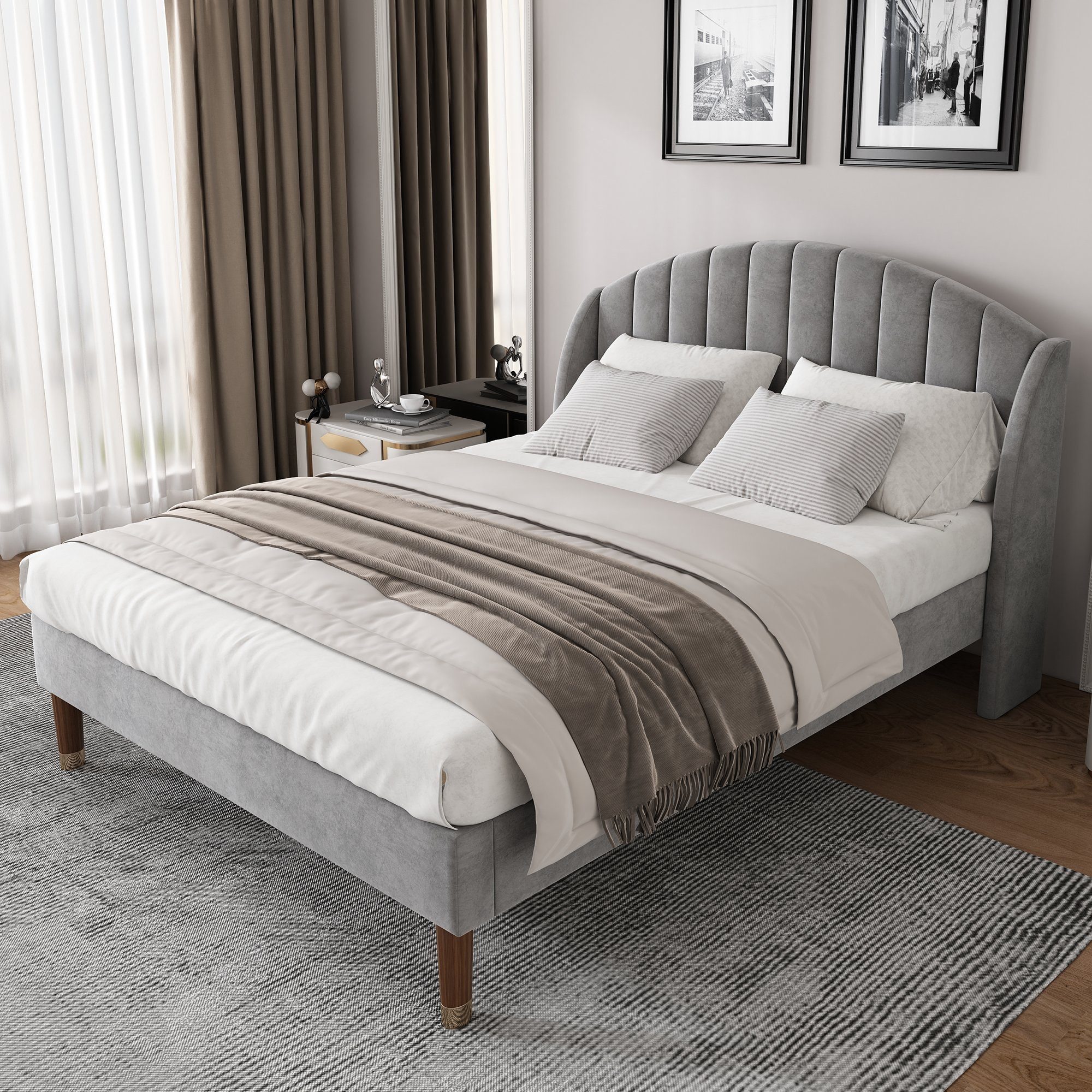 OKWISH Polsterbett Jugendbett Kinder Bett Kinderbett günstig online kaufen