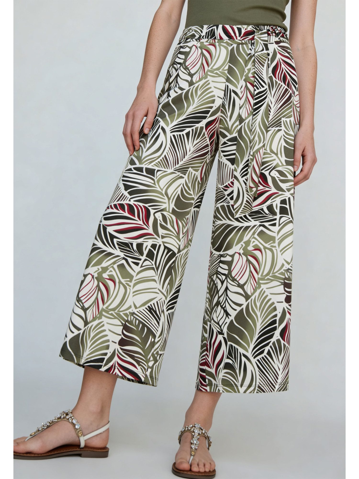MORE&MORE Culotte weite, sommerliche 7/8-Schlupfhose