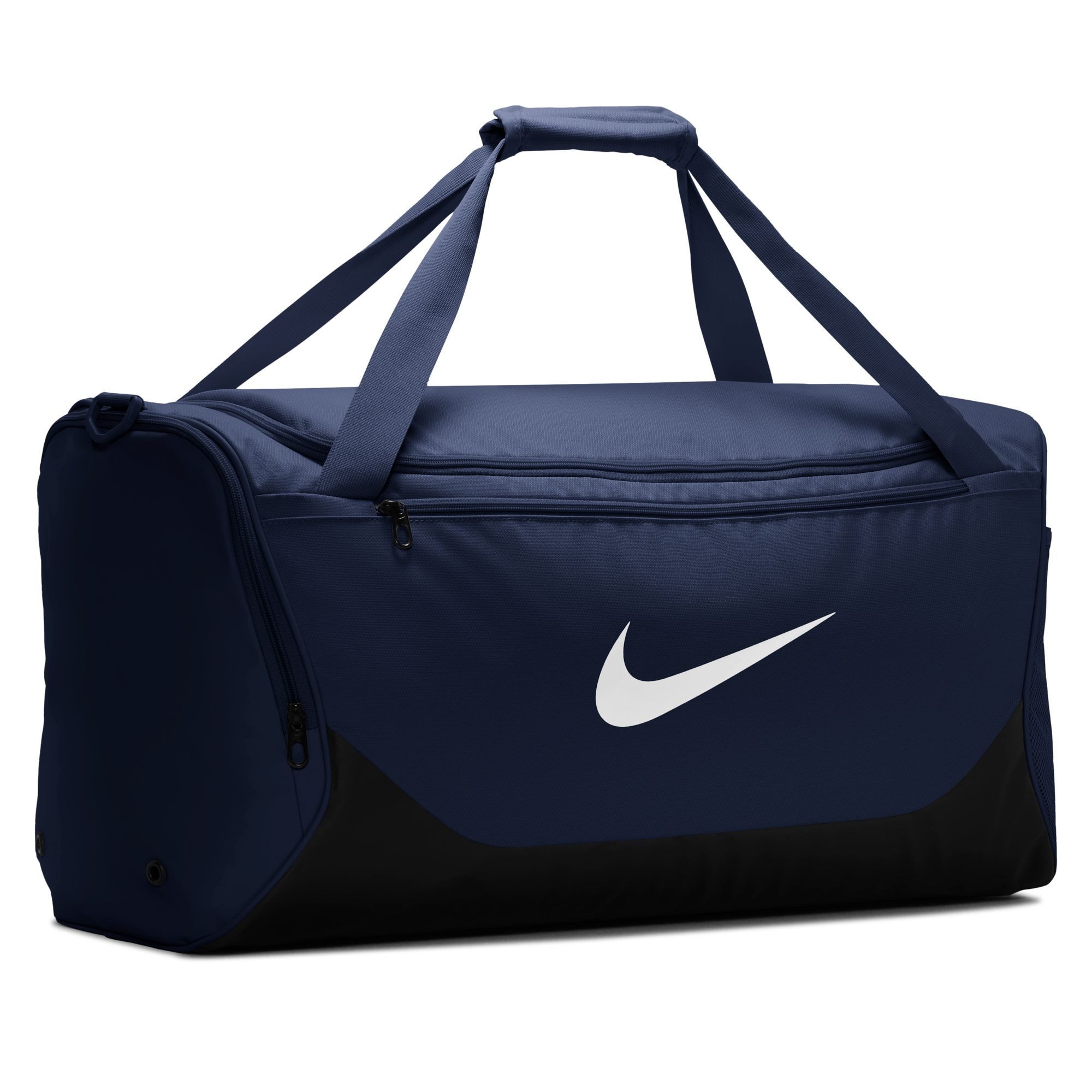 Nike Sporttasche NK BRSLA M DUFF - X, für Erwachsene, mit Reißverschlusstasche vorne