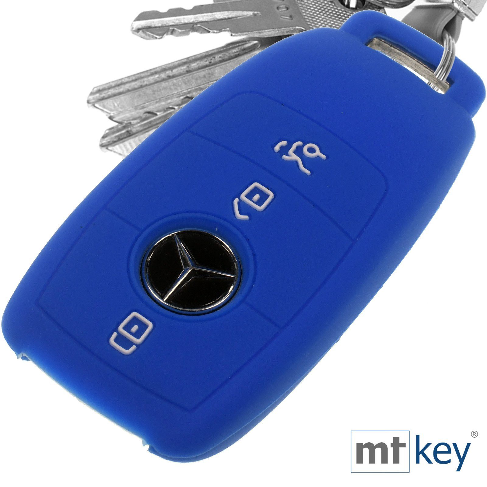 mt-key Schlüsseltasche Autoschlüssel Softcase Silikon Schutzhülle günstig online kaufen