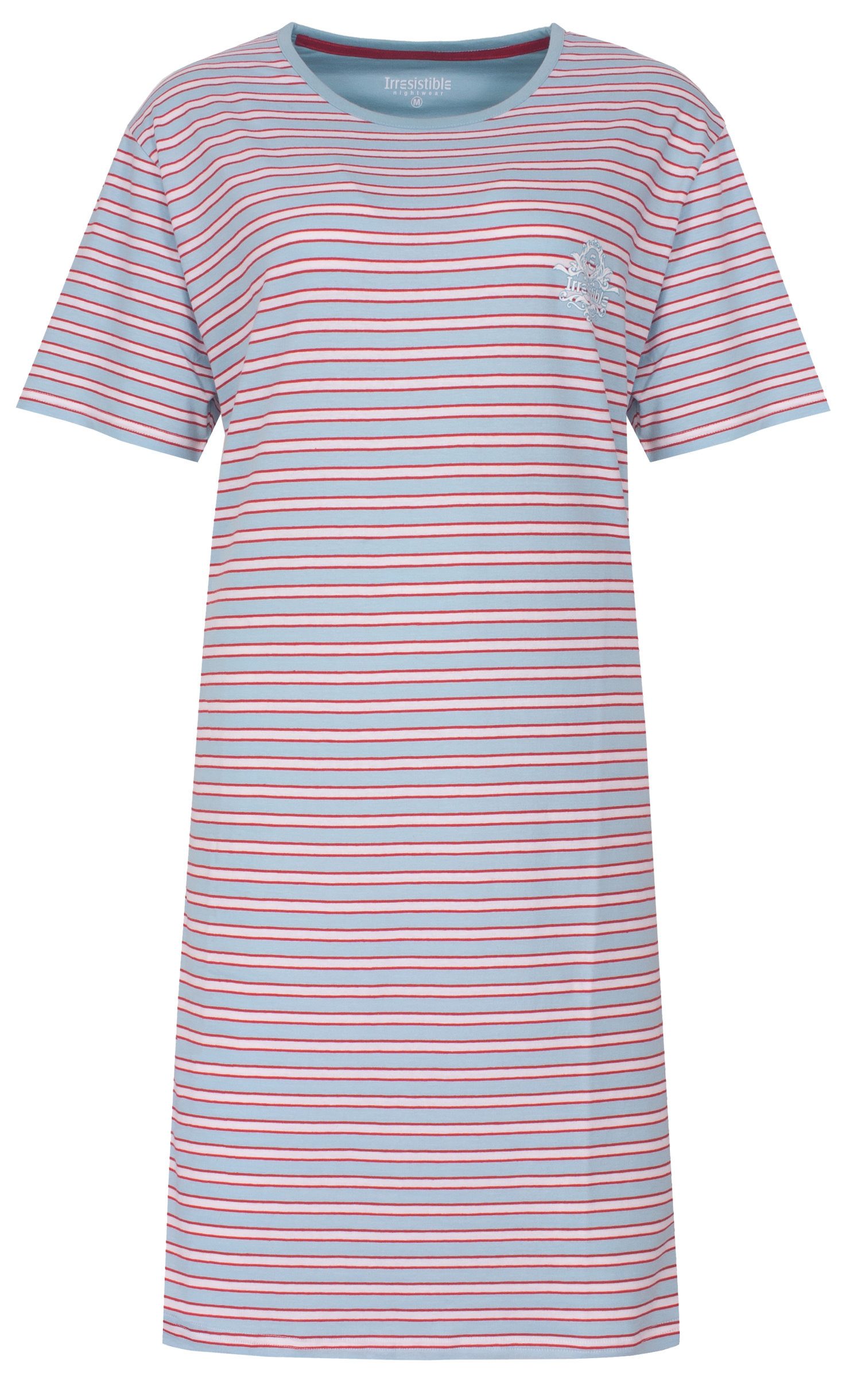 Nachthemd Modisches Damen Schlafshirt mit kurzem Arm