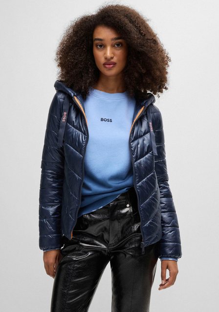 BOSS ORANGE Outdoorjacke "Palatori Premium Damenmode", mit Kapuze, mit Kapu günstig online kaufen