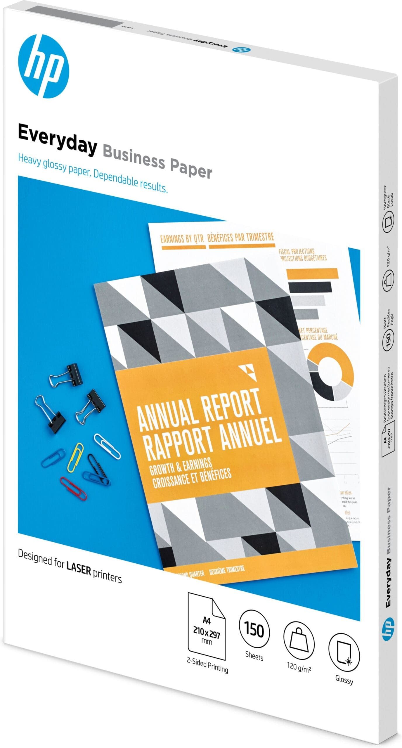 HP HP Everyday Business Laser-Papier – A4, glänzend, Tintenpatrone