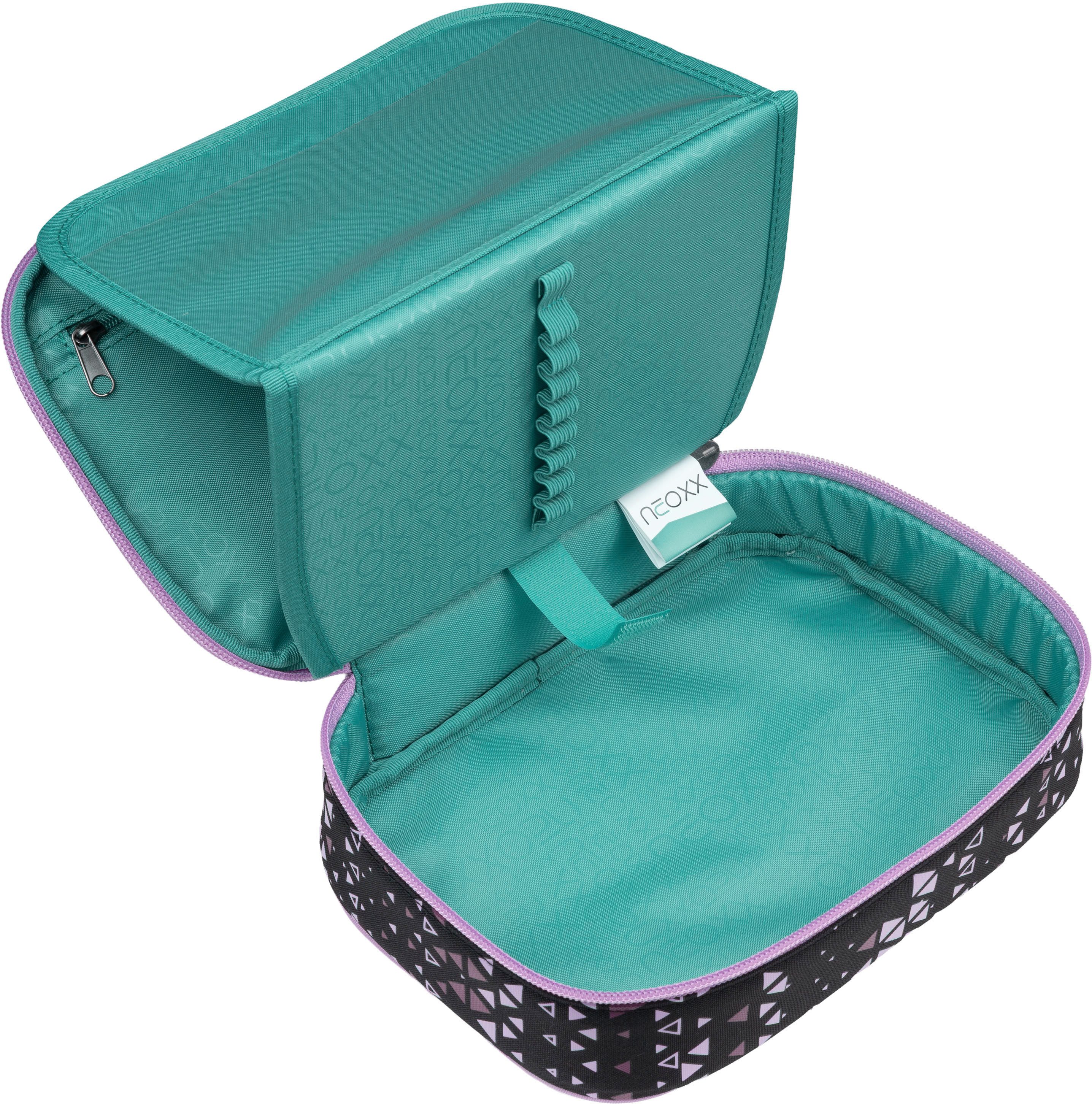 neoxx Schreibgeräteetui Schlamperbox, Dunk, teilweise aus recyceltem Material