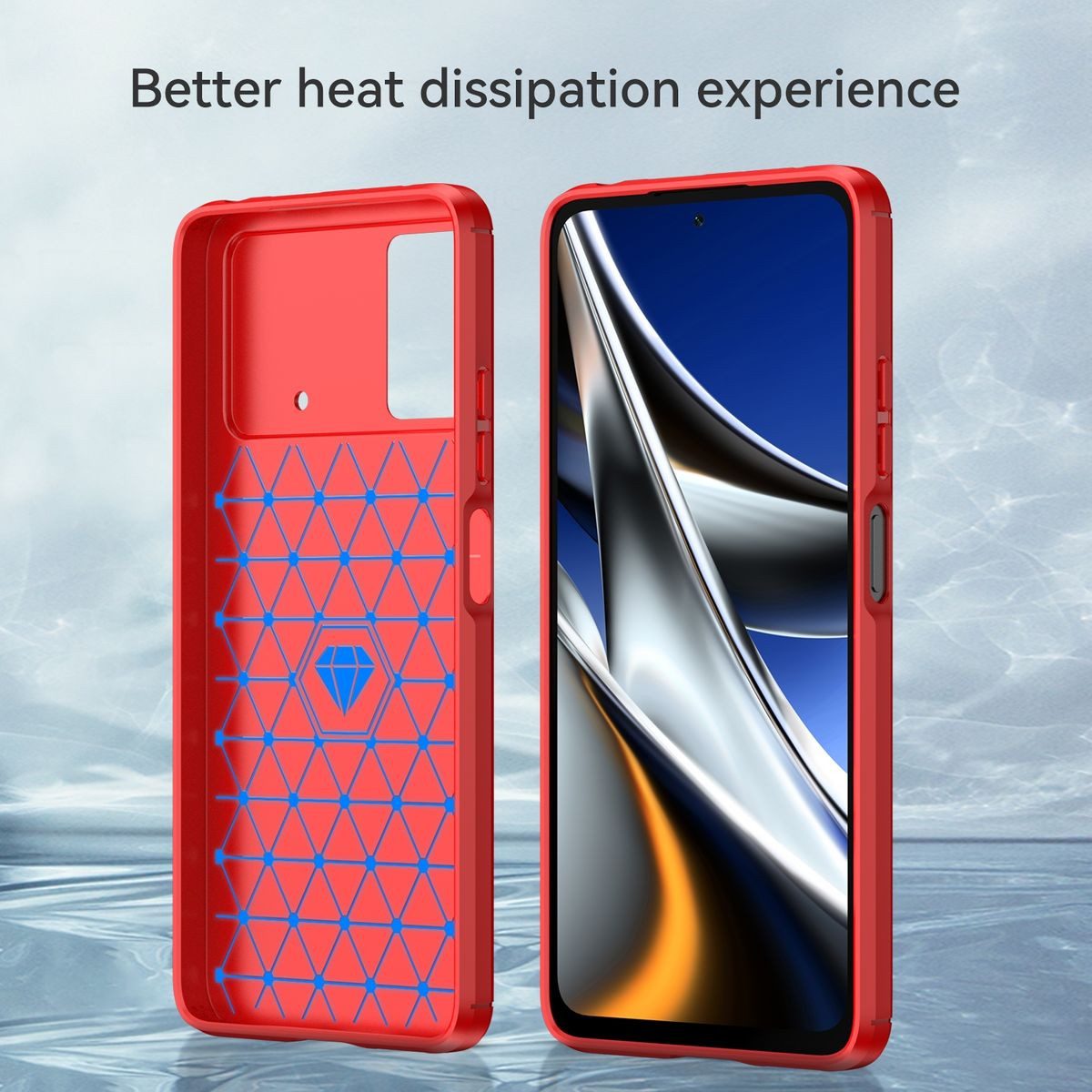 König Design Handyhülle Xiaomi Poco X4 Pro 5G, Schutzhülle Case Cover Backcover Etuis Bumper