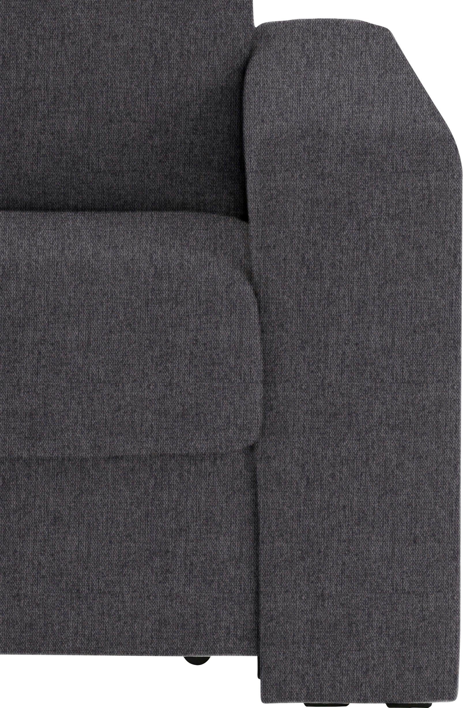 Ecksofa Dauerschlaffunktion, mit ca Liegemaße affaire 143x198 Roma cm "M", Home Unterfederung,