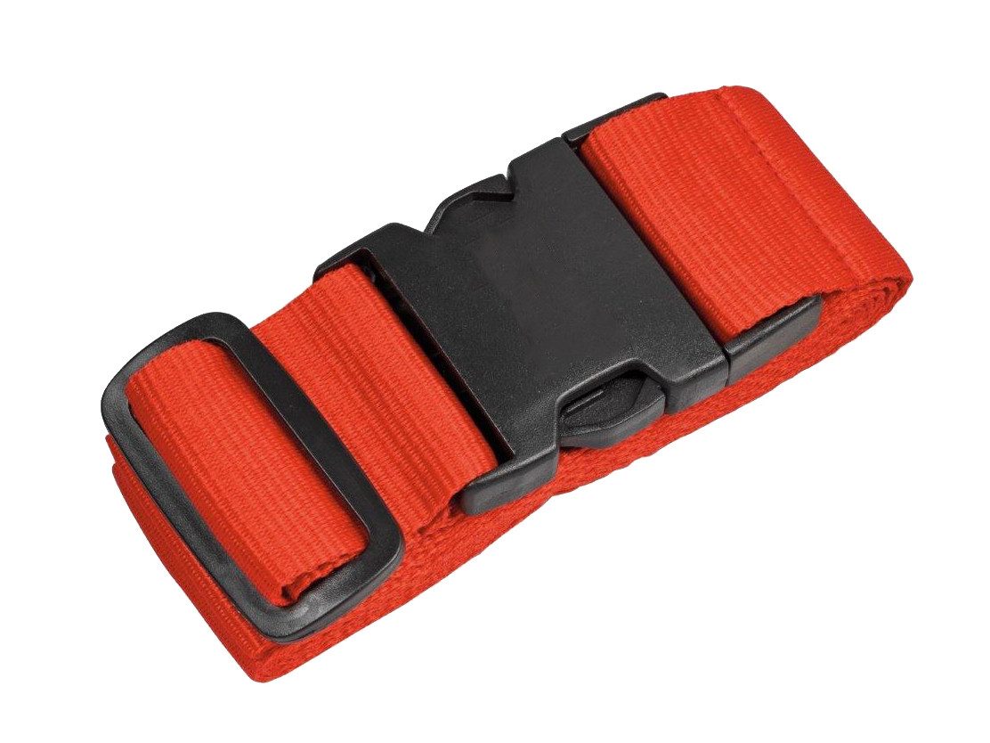 Best Offer Koffergurt Verstellbares Kofferband / Koffergurt / aus Nylon / Farbe: rot