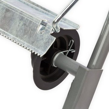 DEMA Wandrollenhalter Putztuchrollen-Bodenständer 40 cm Metall