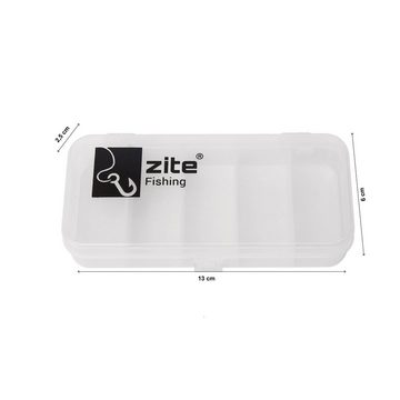 Zite Kunstköder Inline-Spoon Set mit Köderbox - 13tlg Durchlaufblinker 3-3,5g